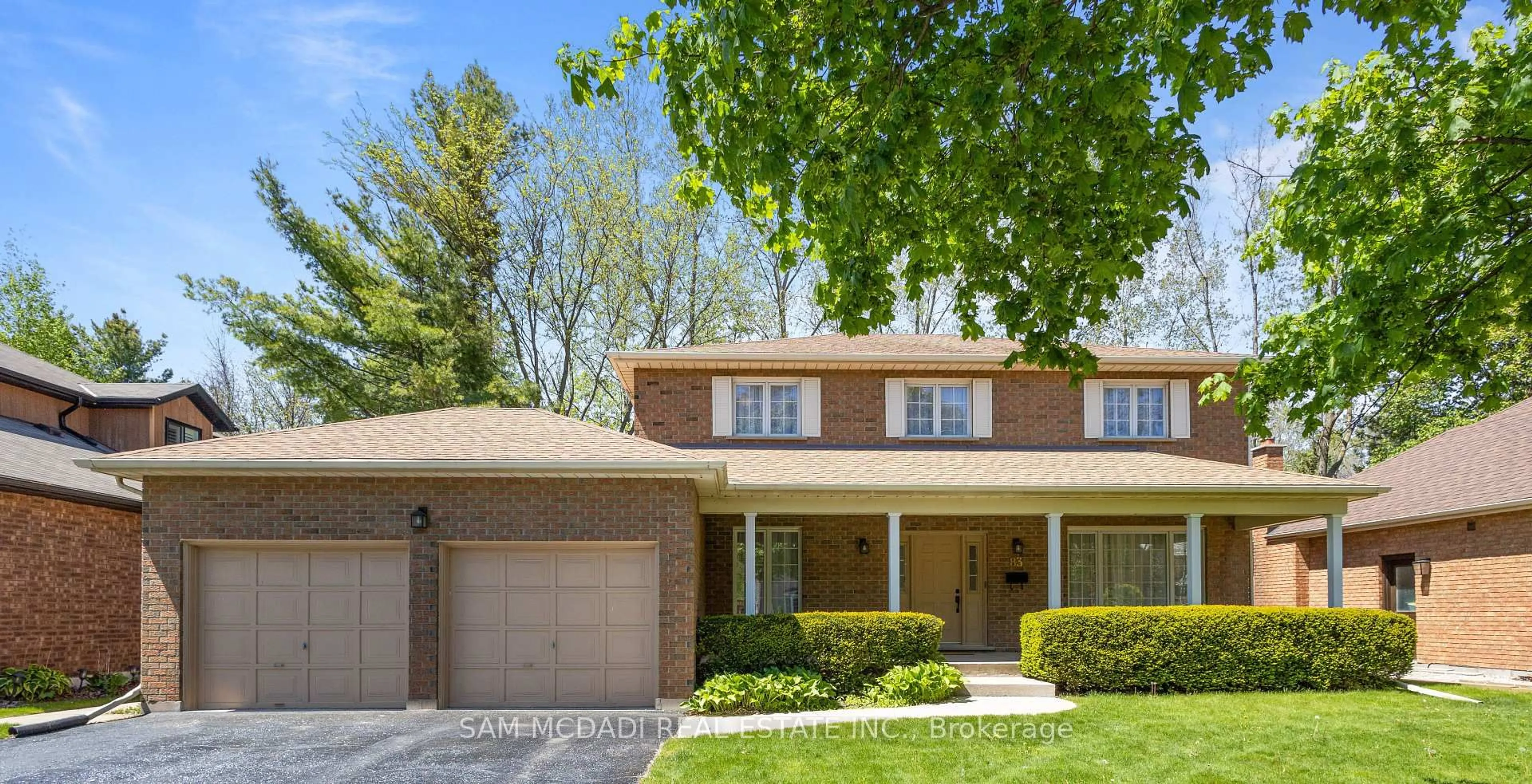 Home with brick exterior material, street for 83 Royal Oak Dr, Brantford Ontario N3R 7P8