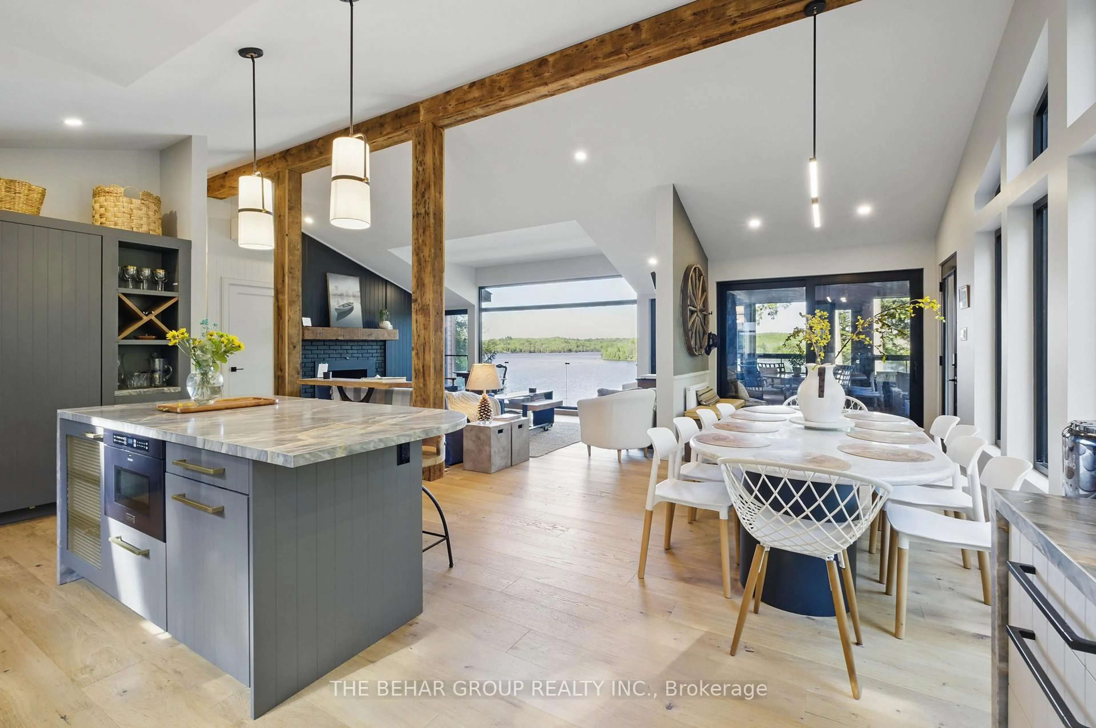 Open concept kitchen, unknown for 1311 S Ril Lake Rd, Lake of Bays Ontario P0B 1A0