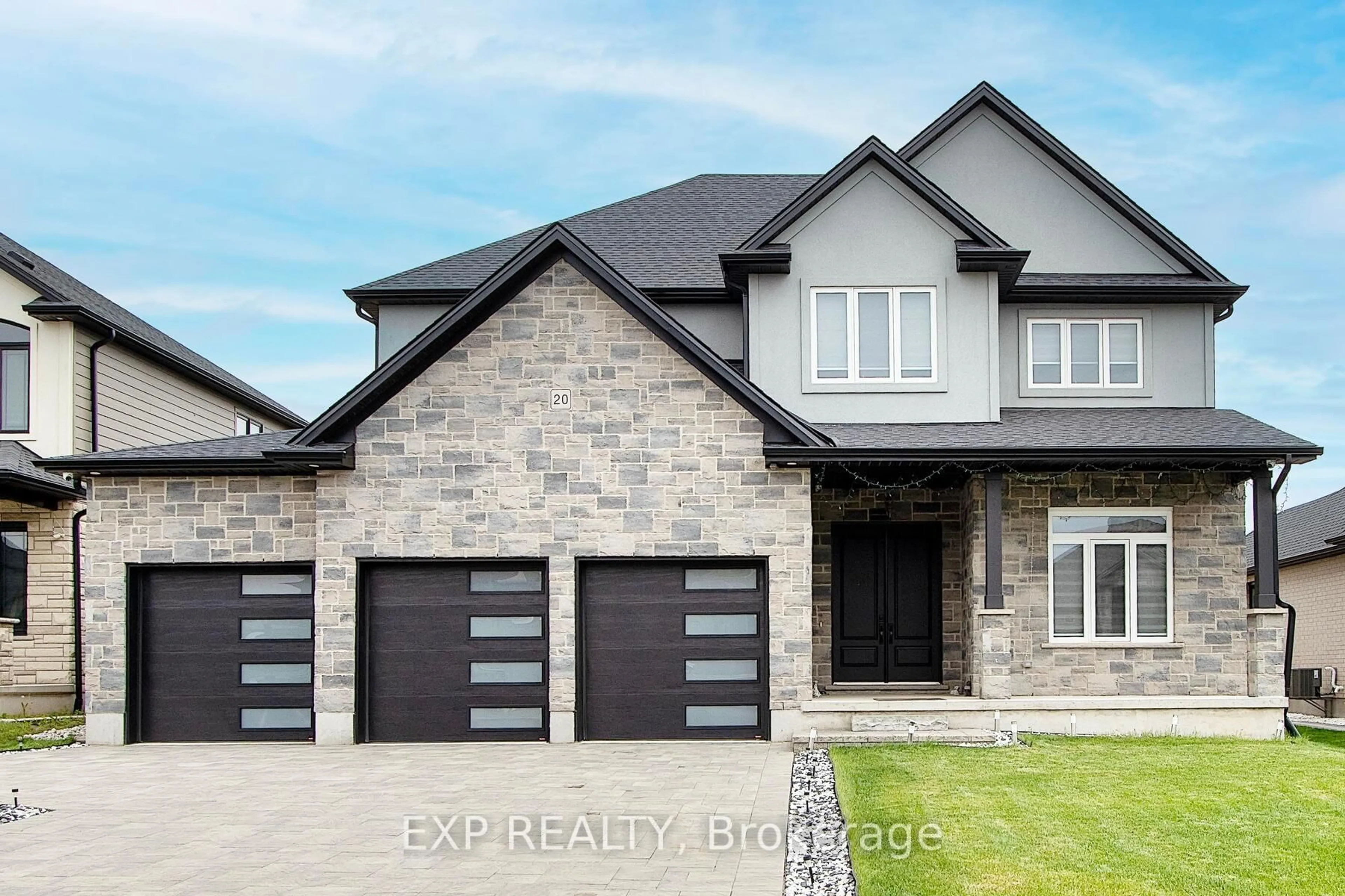 Home with brick exterior material, street for 20 Hazelwood Pass, Thames Centre Ontario N0L 1G2
