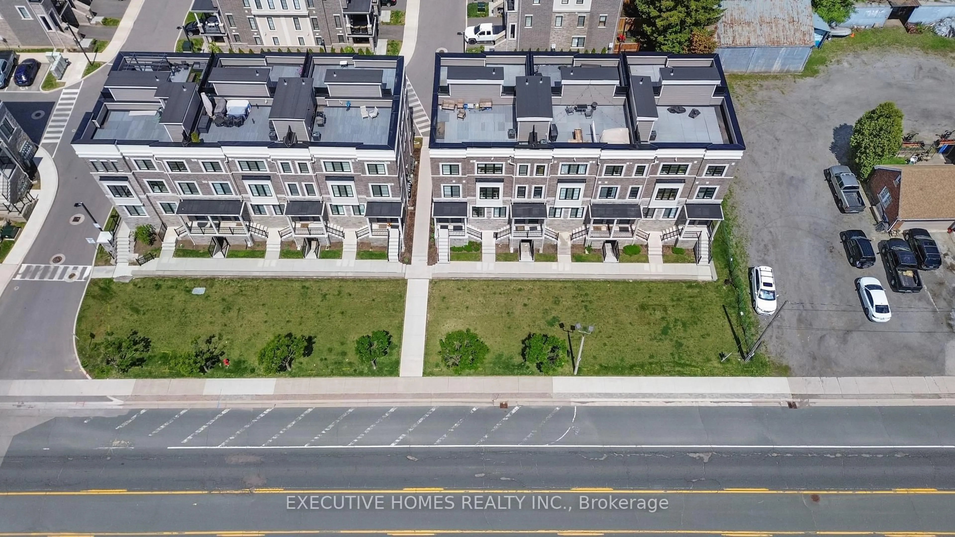 A pic from outside/outdoor area/front of a property/back of a property/a pic from drone, city buildings view from balcony for 383 Dundas St #74, Hamilton Ontario L0R 2H3