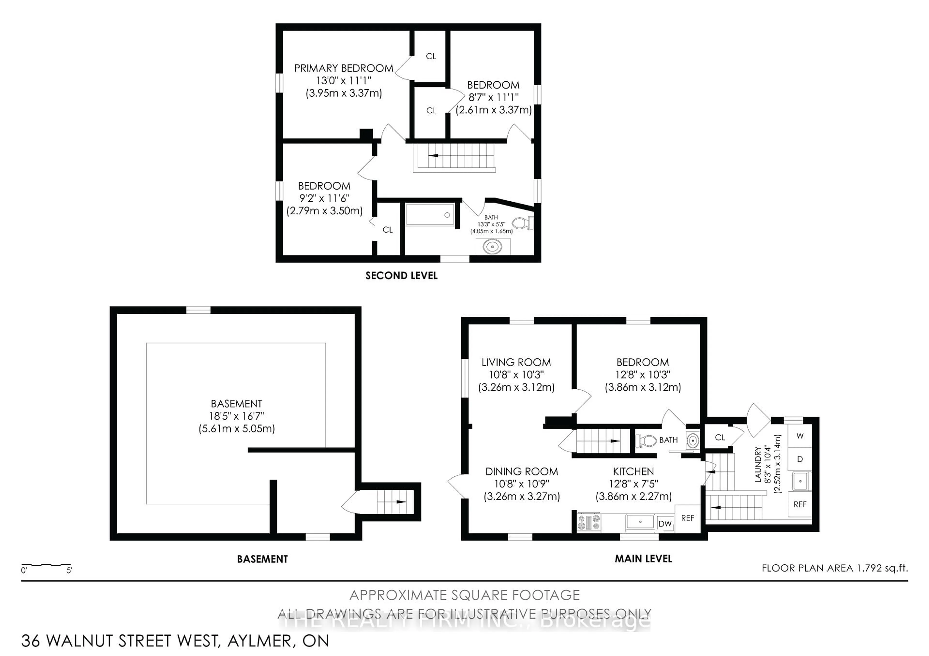 Floor plan for 36 Walnut St, Aylmer Ontario N5H 1C5