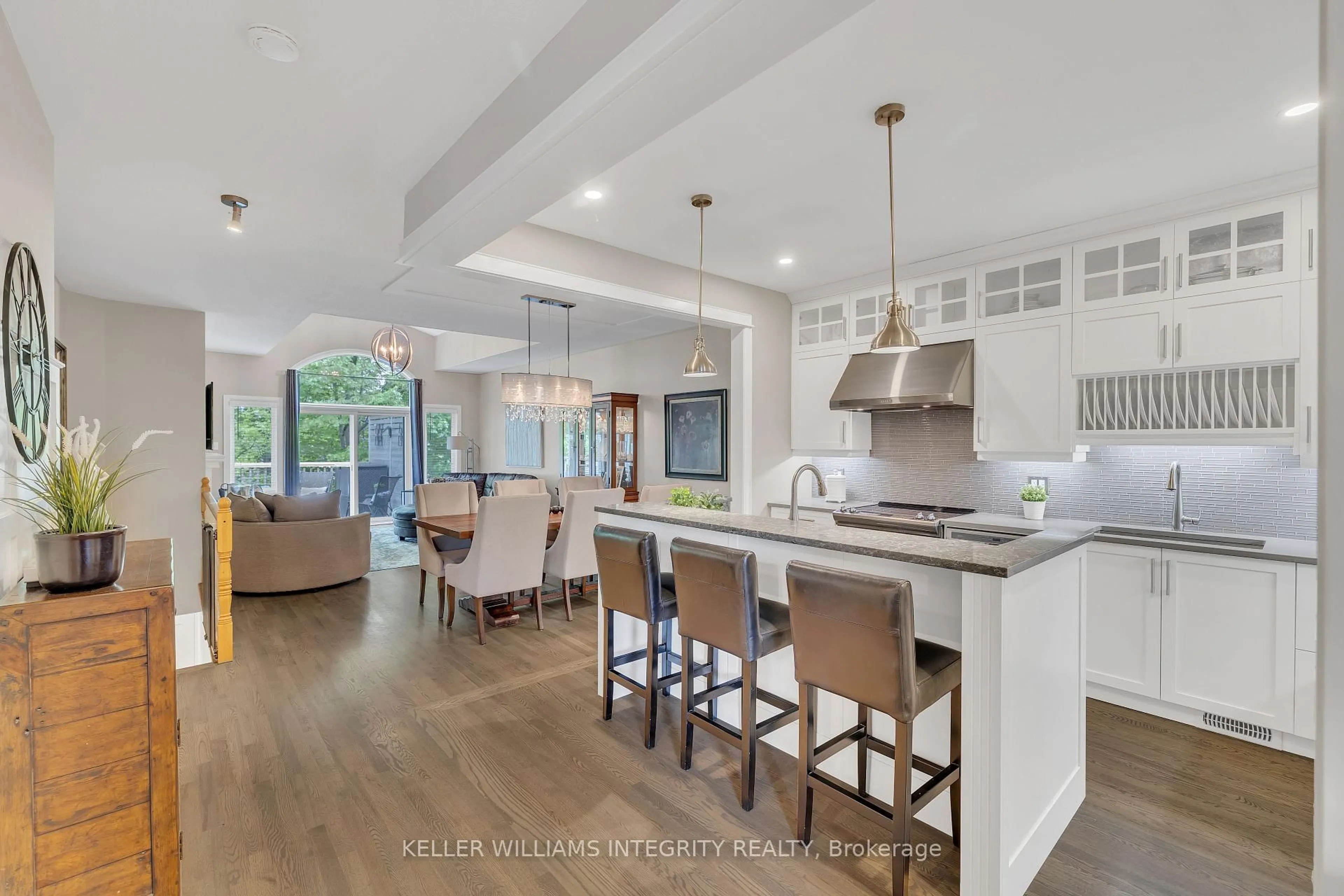 Open concept kitchen, ceramic/tile floor for 50 Goldora Private, Ottawa Ontario K2T 1K7