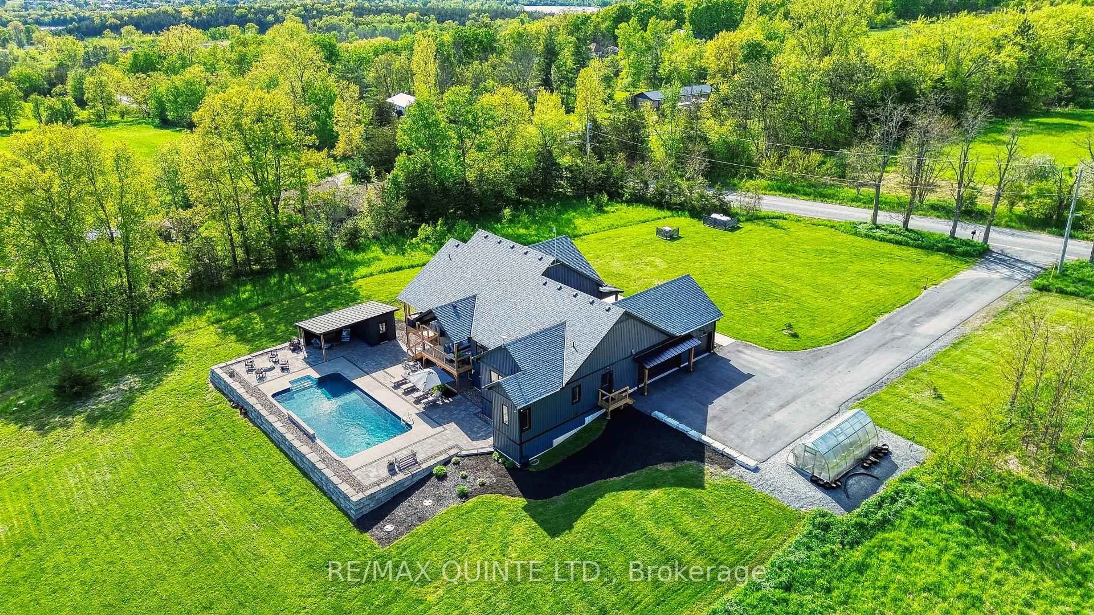 A pic from outside/outdoor area/front of a property/back of a property/a pic from drone, unknown for 1707 Fish And Game Club Rd, Hastings Ontario K0K 2C0