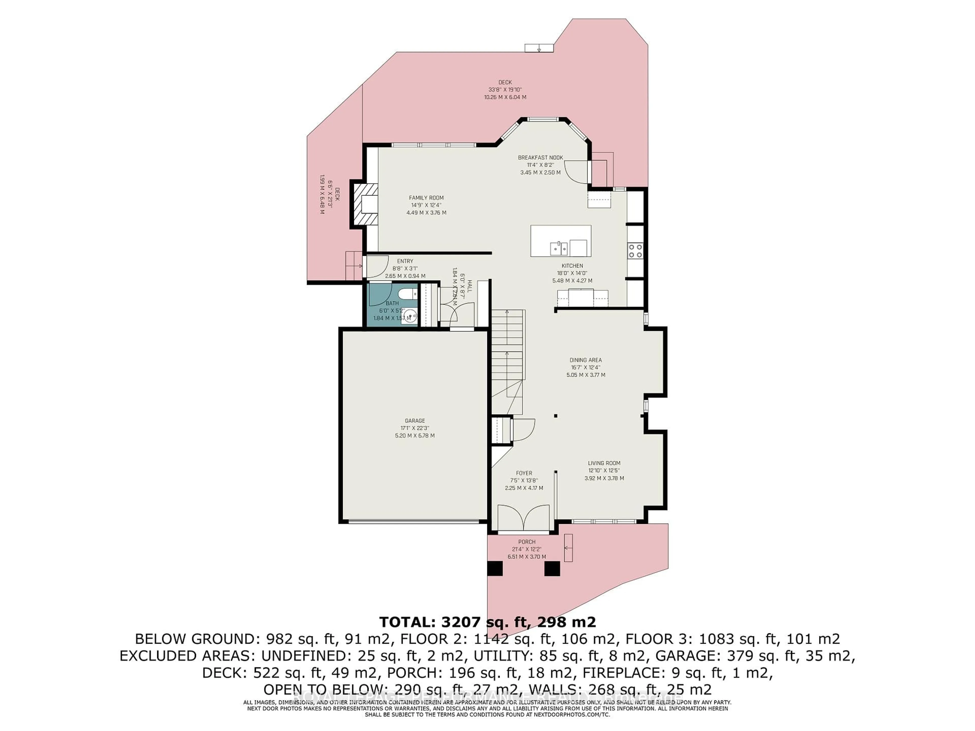 Floor plan for 3712 Mountain Meadows Cres, Gloucester Ontario K1V 1V7