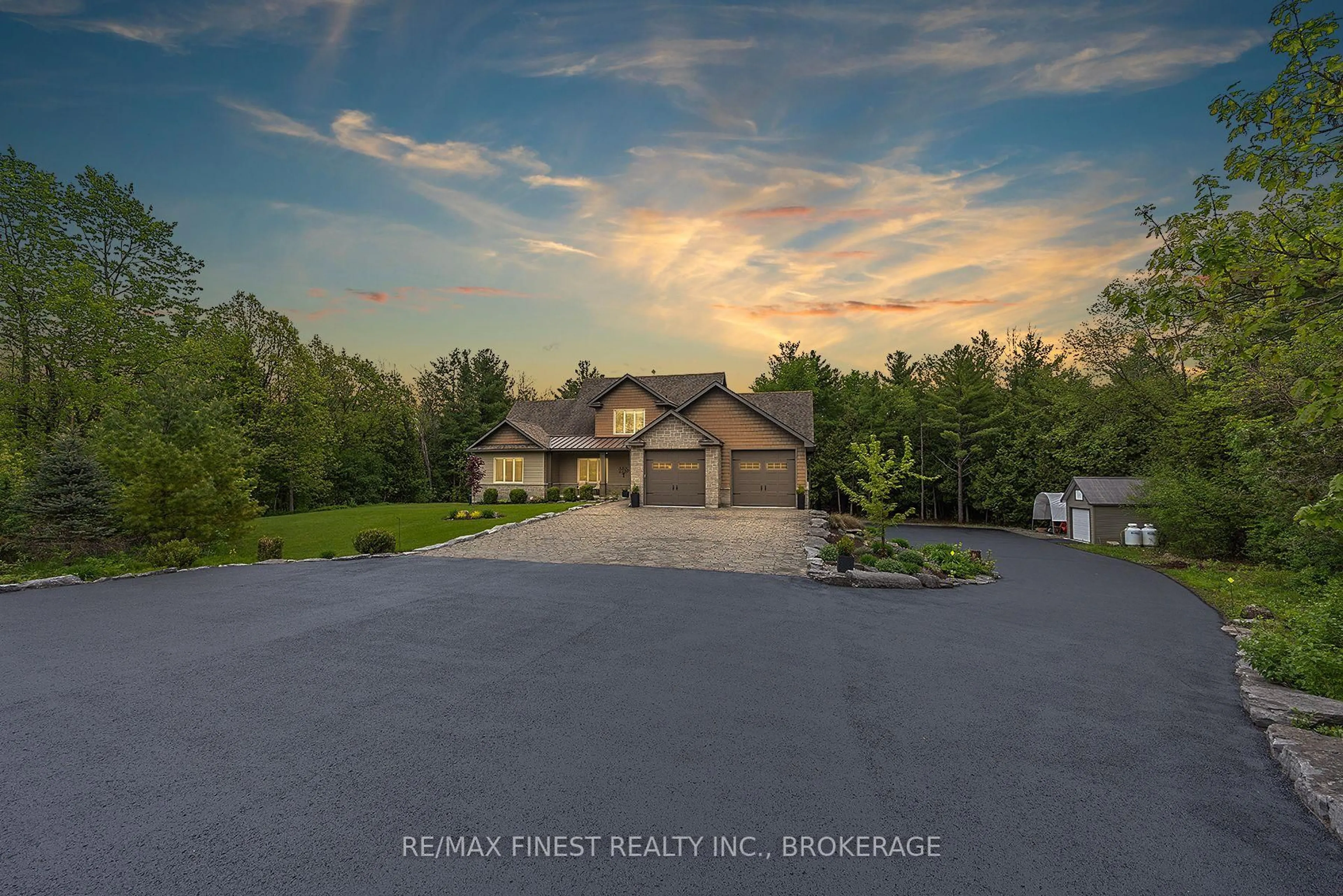 A pic from outside/outdoor area/front of a property/back of a property/a pic from drone, unknown for 1910 Cole Hill Rd, Kingston Ontario K0H 1S0
