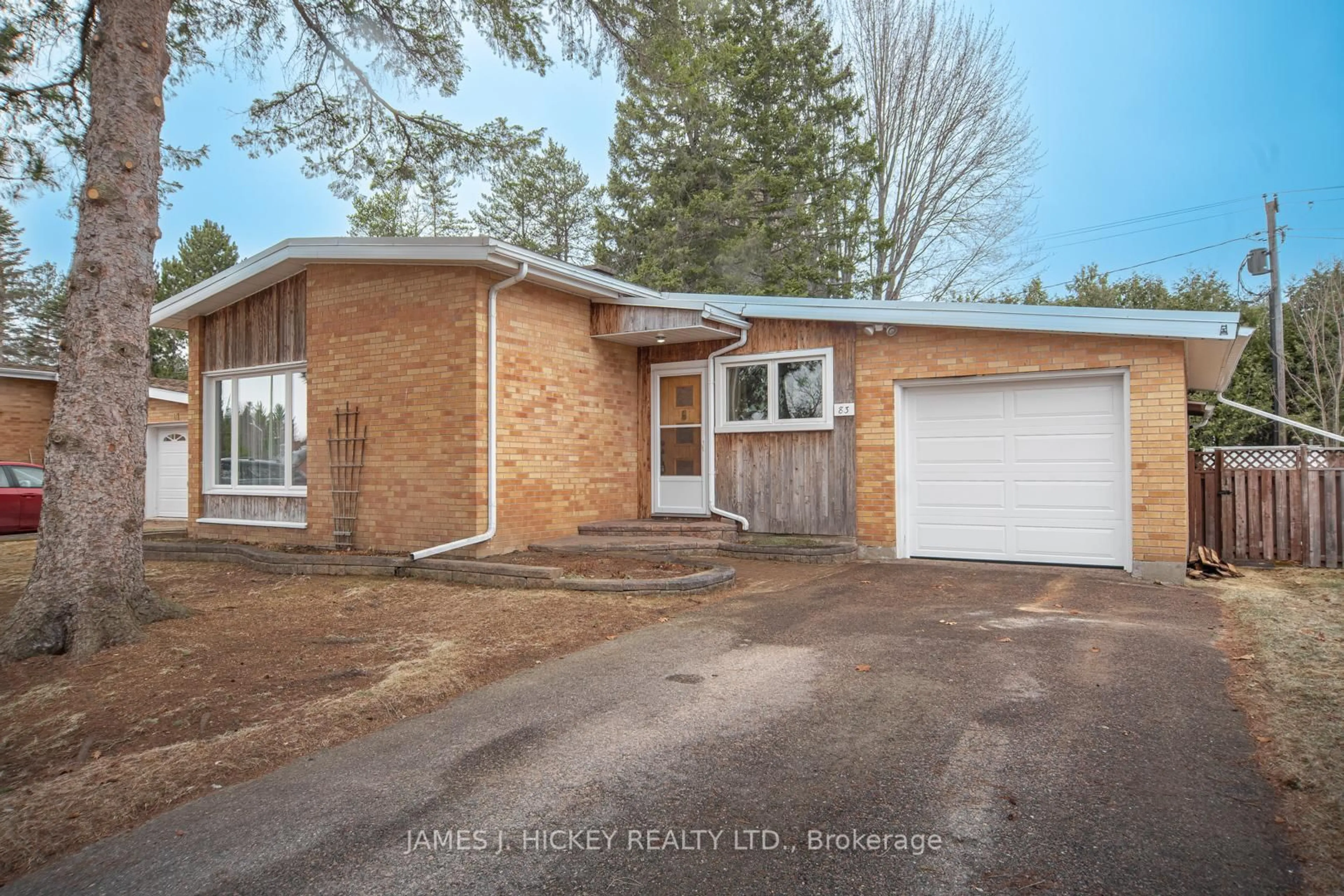 Home with brick exterior material, street for 83 Frontenac Cres, Deep River Ontario K0J 1P0