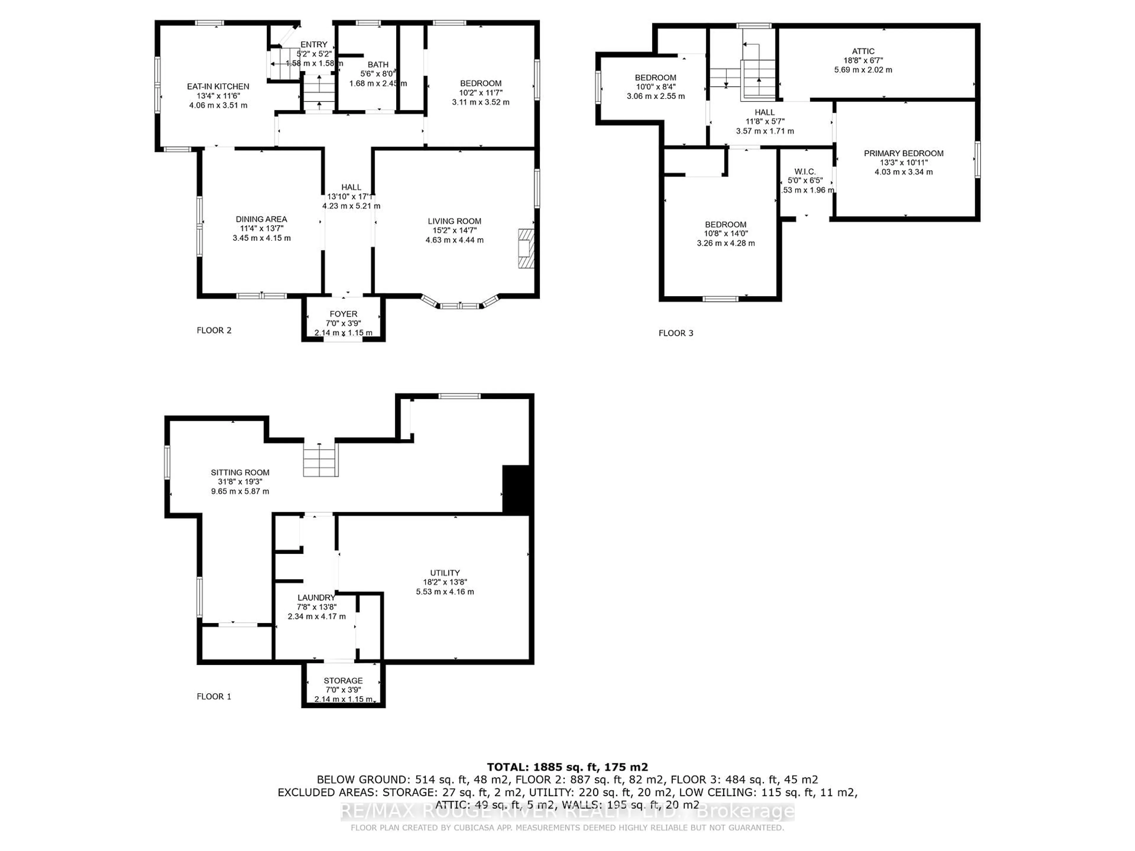 Floor plan for 1005 Ontario St, Cobourg Ontario K9A 3C8