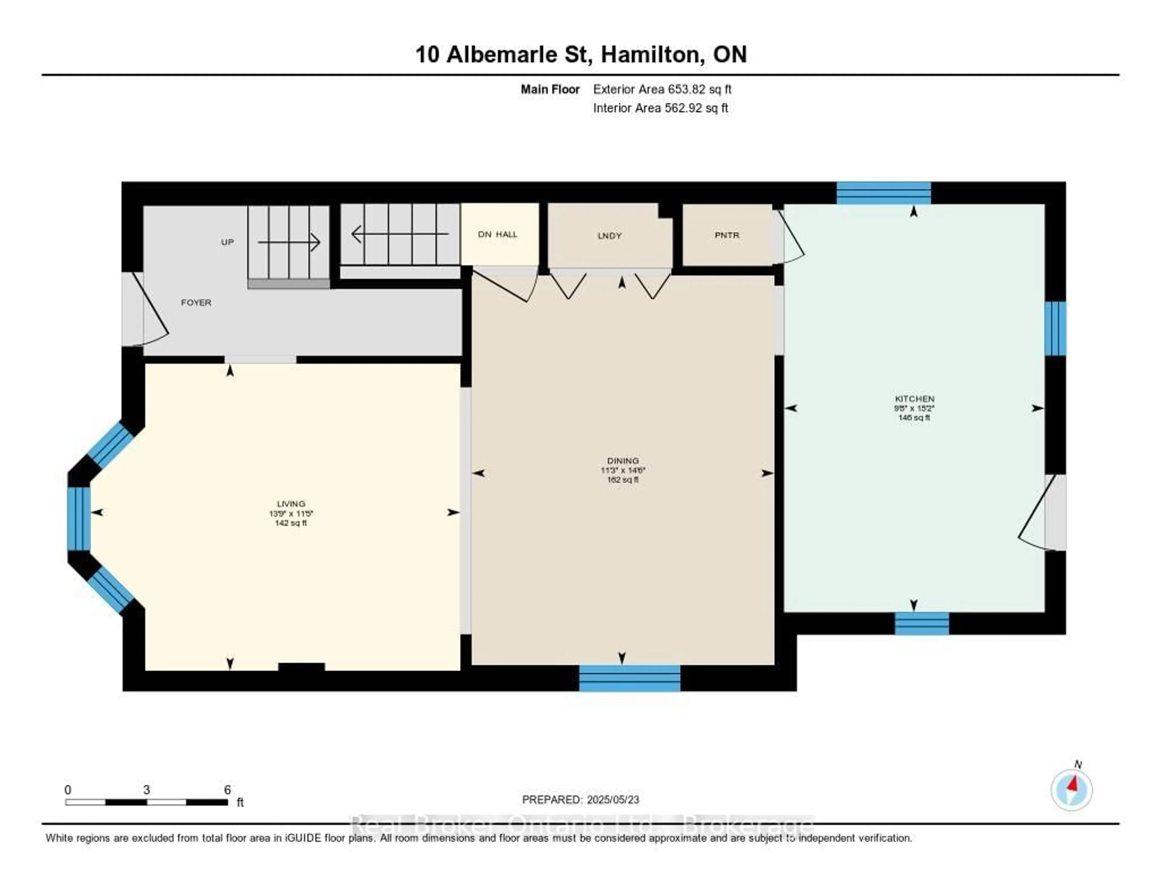 Floor plan for 10 Albemarle St, Hamilton Ontario L8L 7G3