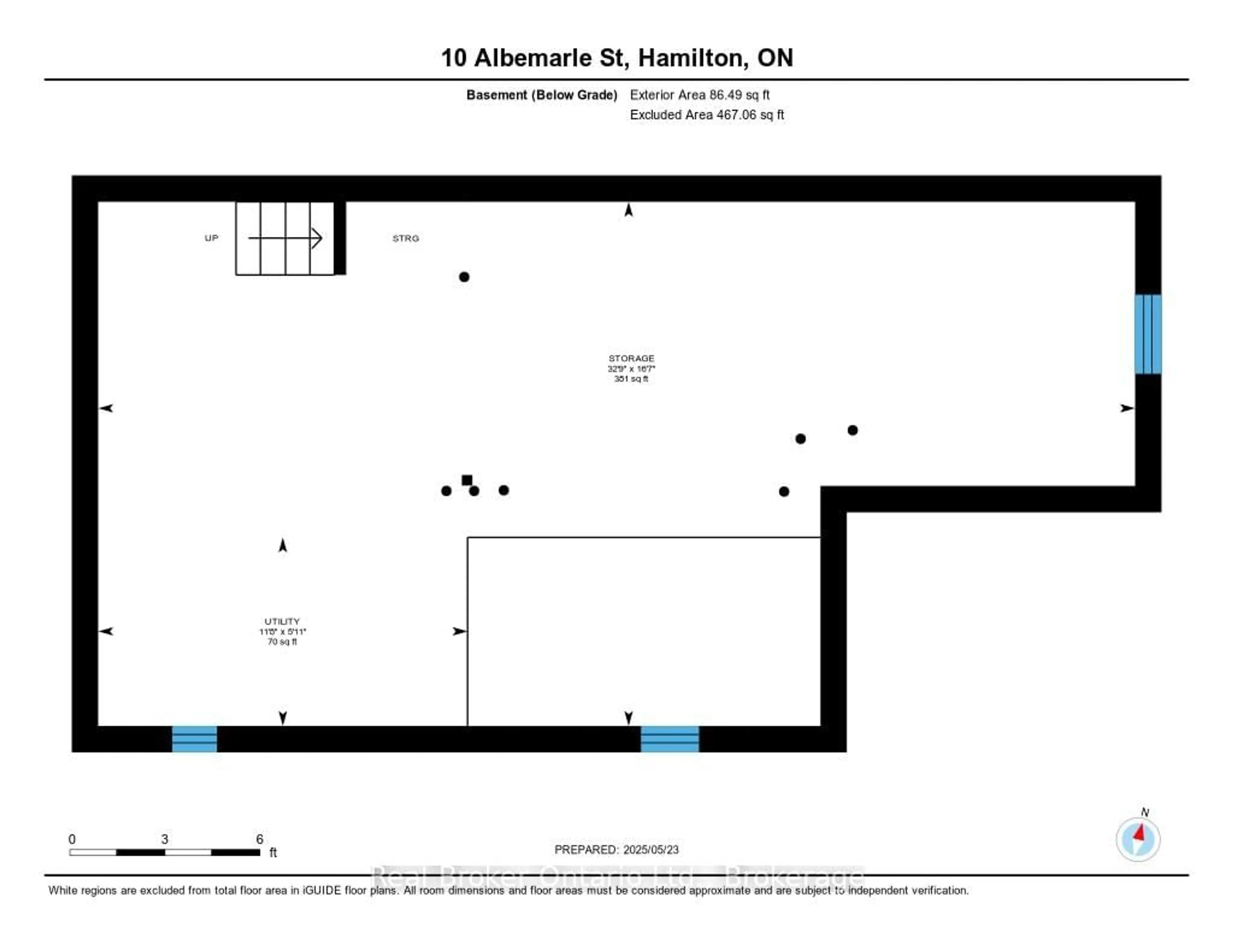 Floor plan for 10 Albemarle St, Hamilton Ontario L8L 7G3