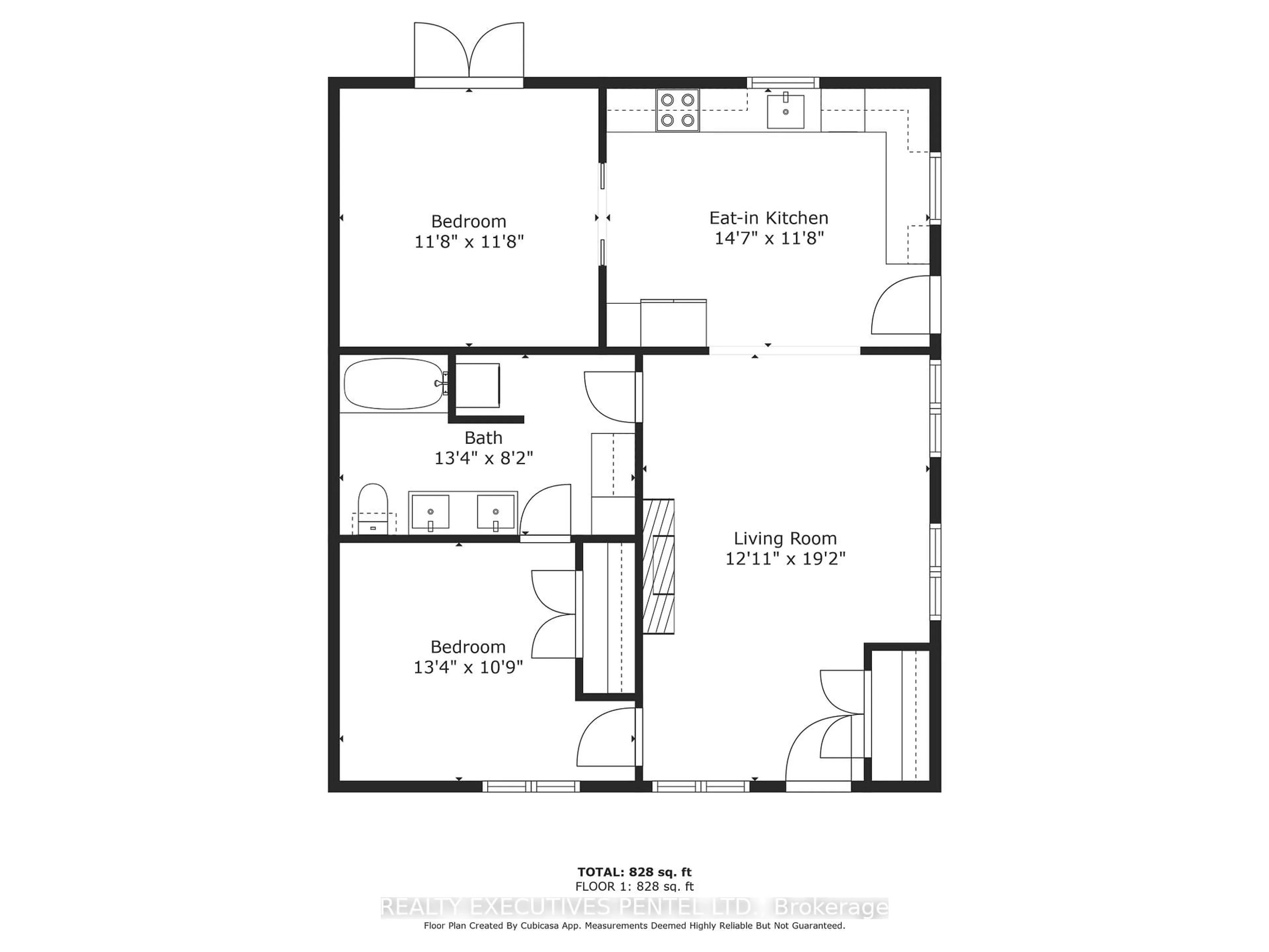 Floor plan for 12 Station St, Cobourg Ontario K9A 1Z3