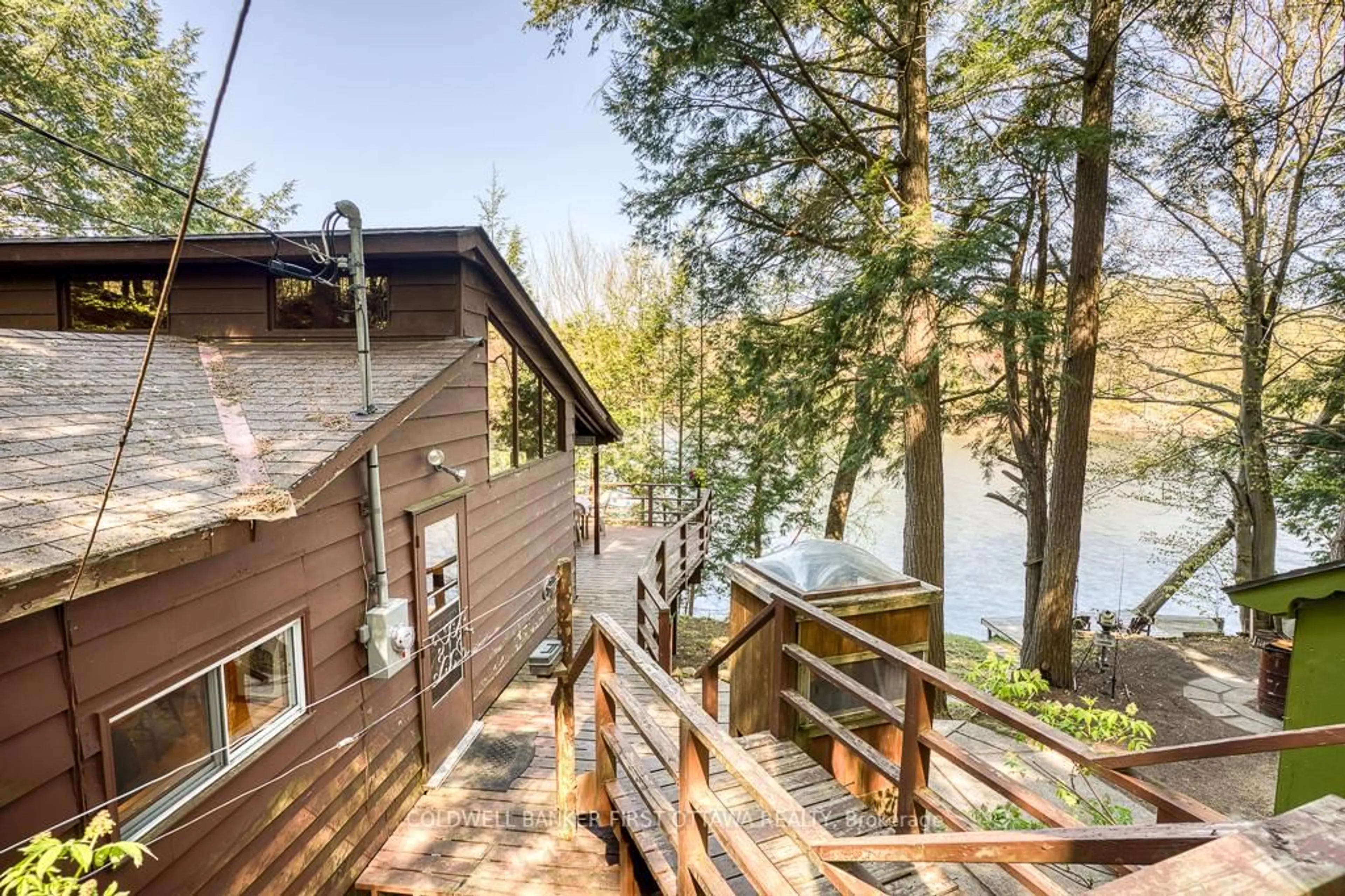 Patio, water/lake/river/ocean view for 3028 Crozier Rd, Westport Ontario K0G 1X0