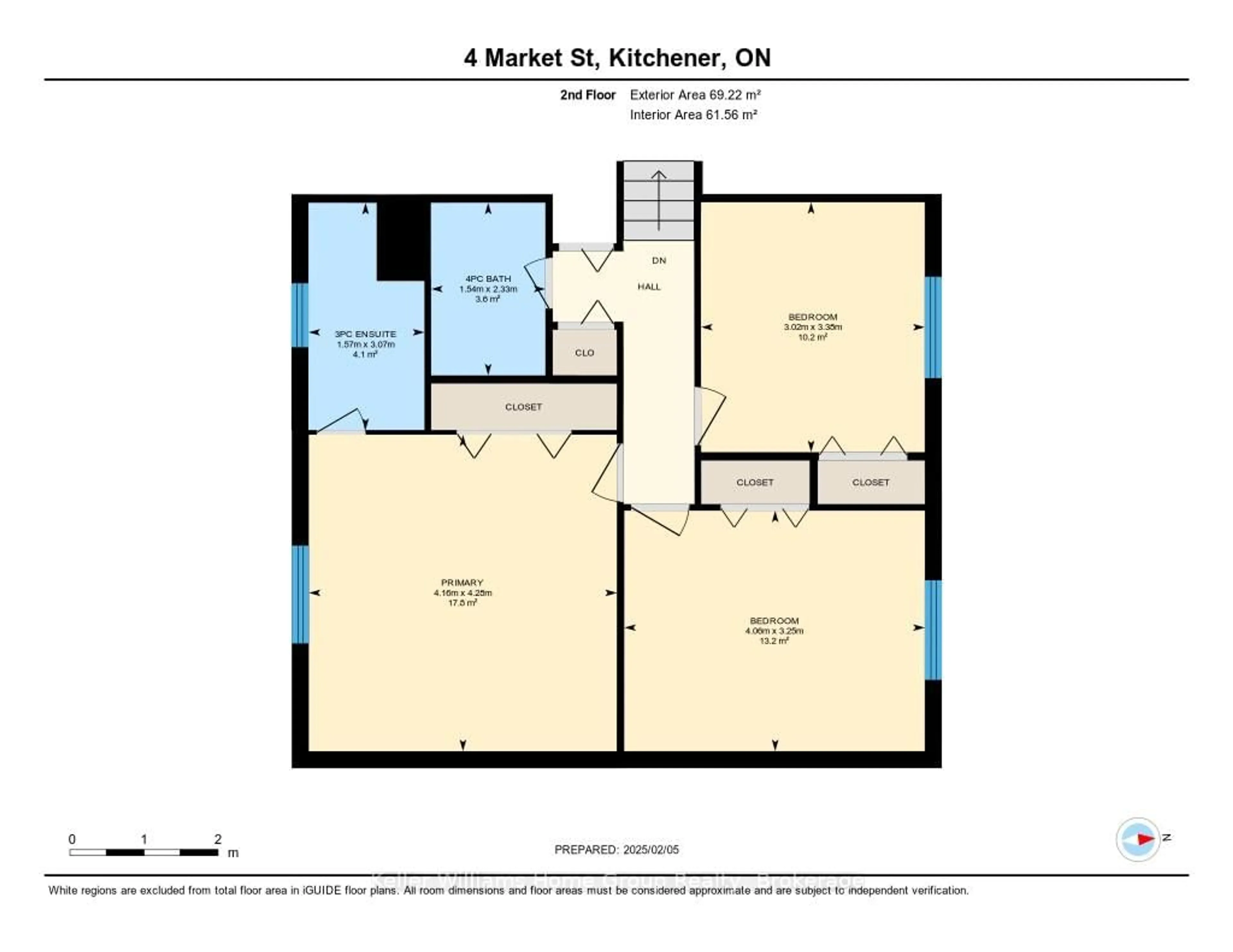 Floor plan for 4 Market St, Kitchener Ontario N2K 1H2