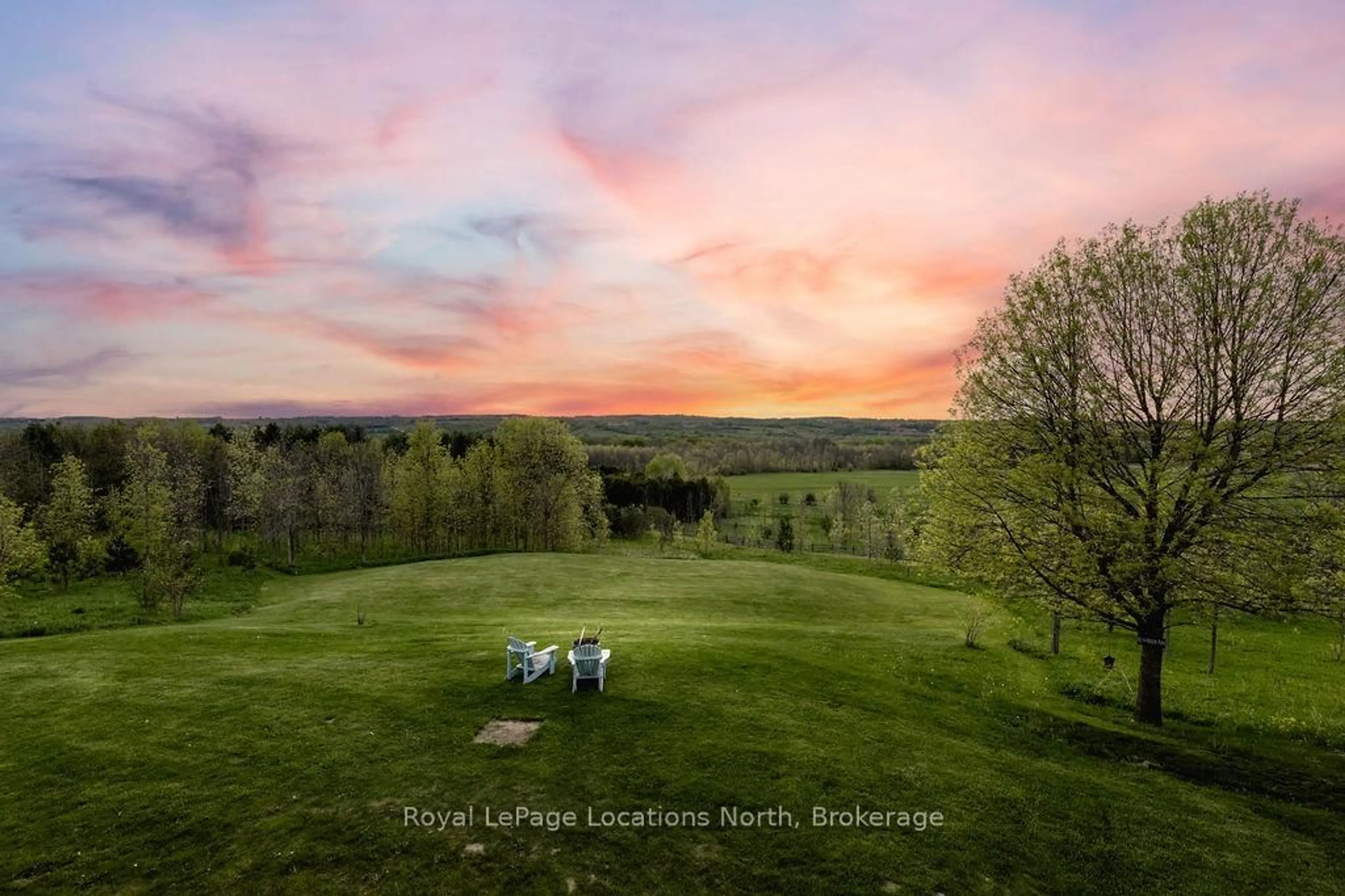 A pic from outside/outdoor area/front of a property/back of a property/a pic from drone, forest/trees view for 236254 Grey 13 Rd, Grey Highlands Ontario N0C 1G0