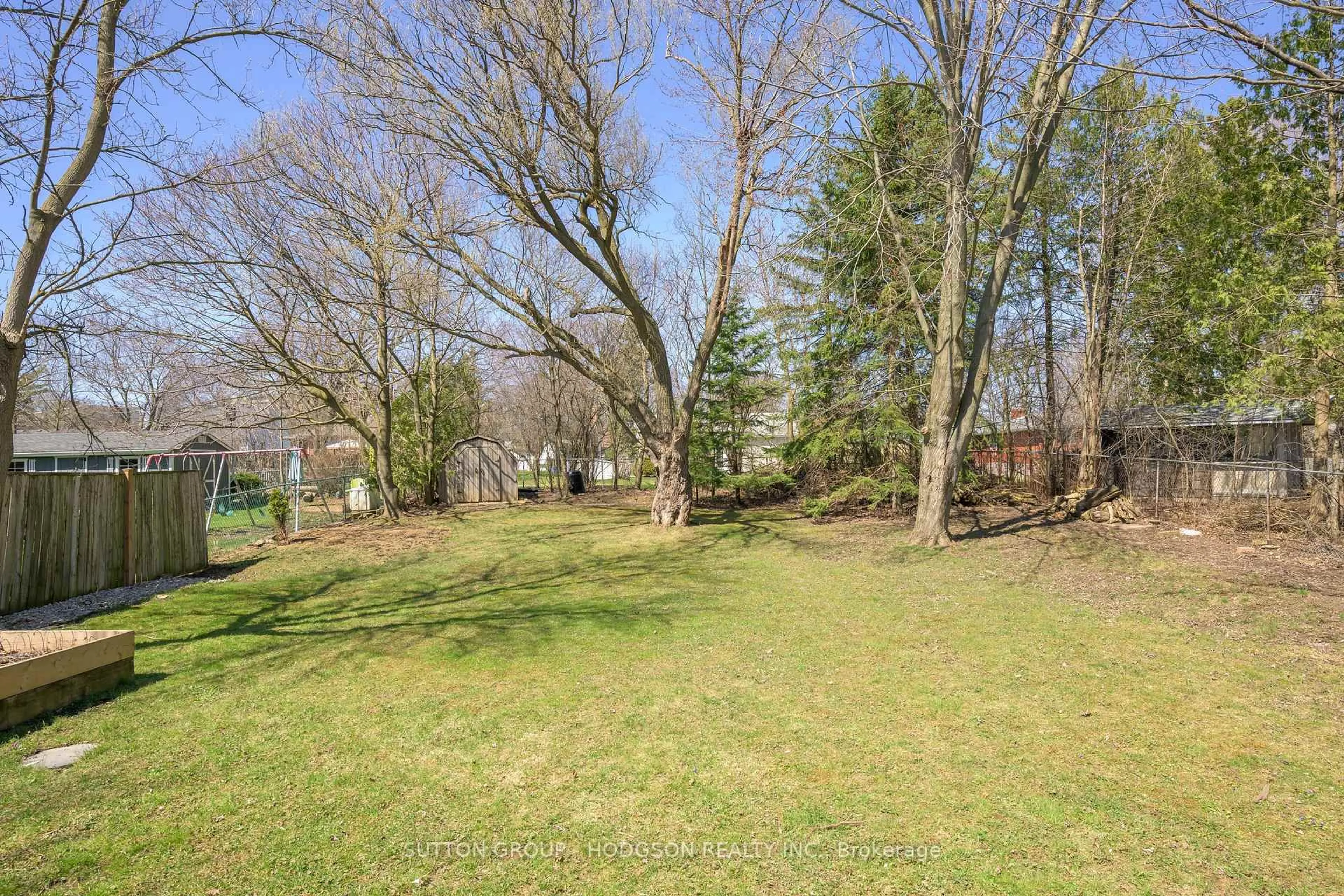 Patio, forest/trees view for 652 Creston Ave, London South Ontario N6C 3A8
