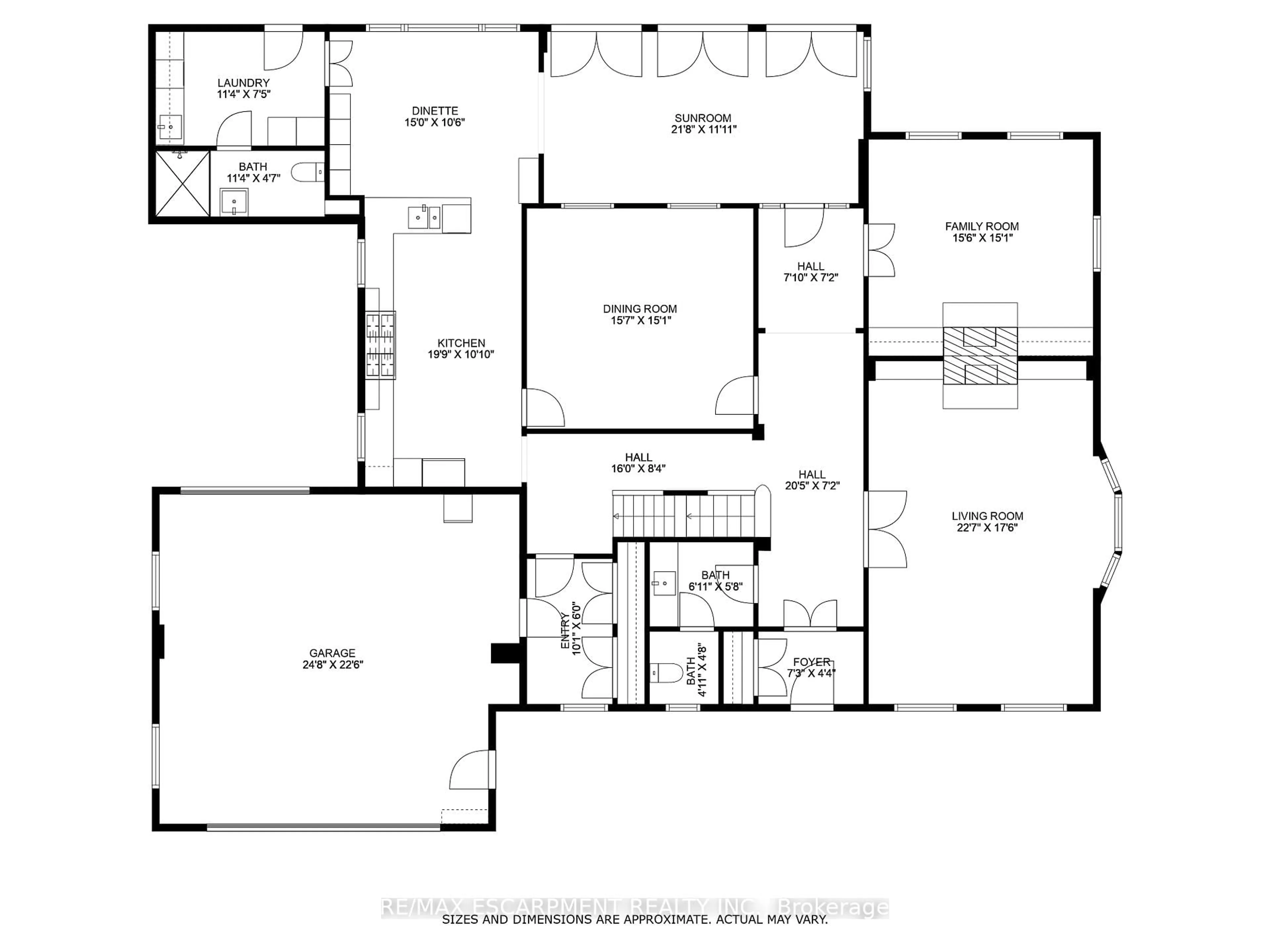 Floor plan for 5 Mayfair Pl, Hamilton Ontario L8S 4E9
