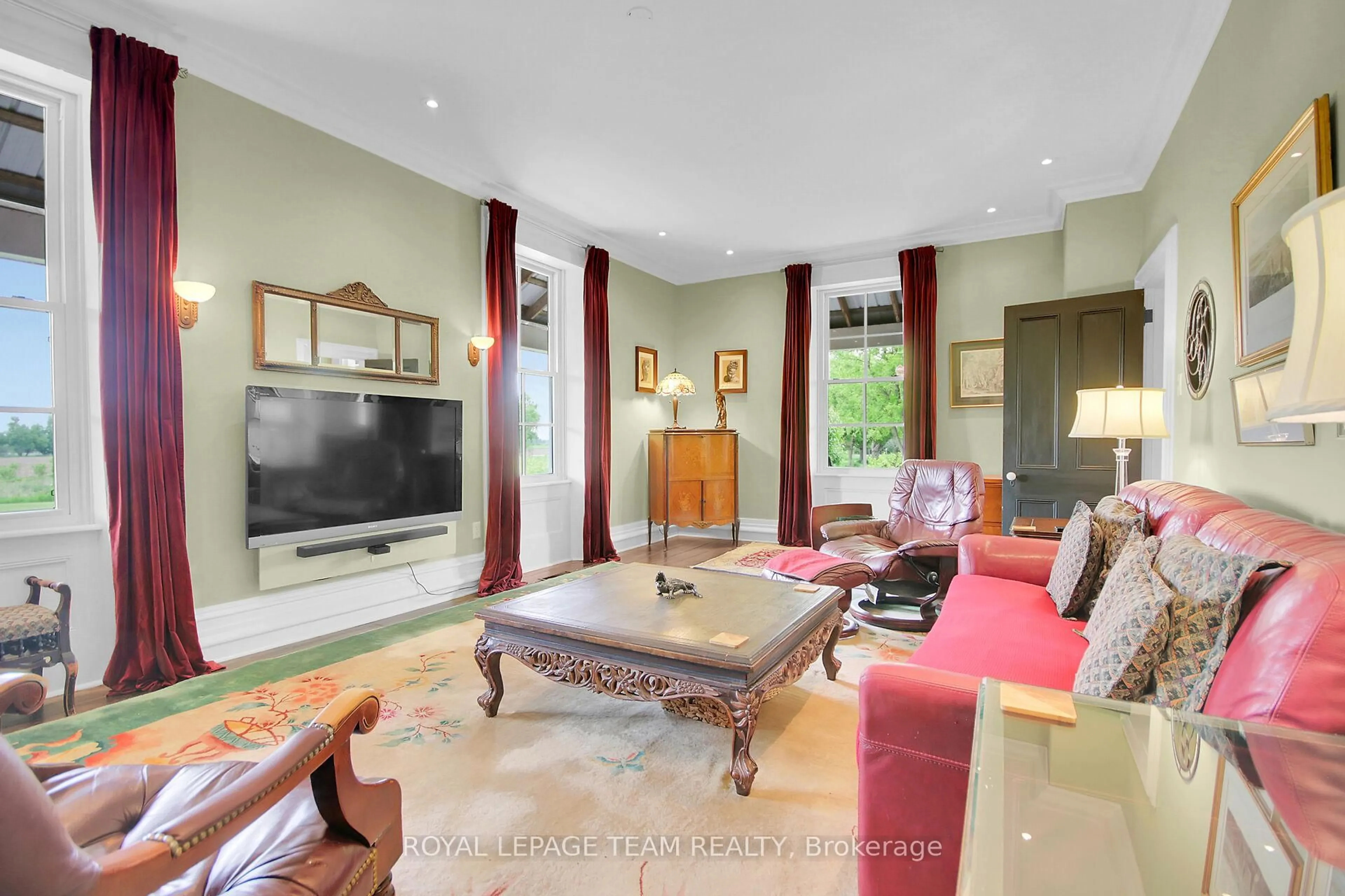Living room with furniture, unknown for 1242 Donald B. Munro Dr, Carp Ontario K0A 1L0