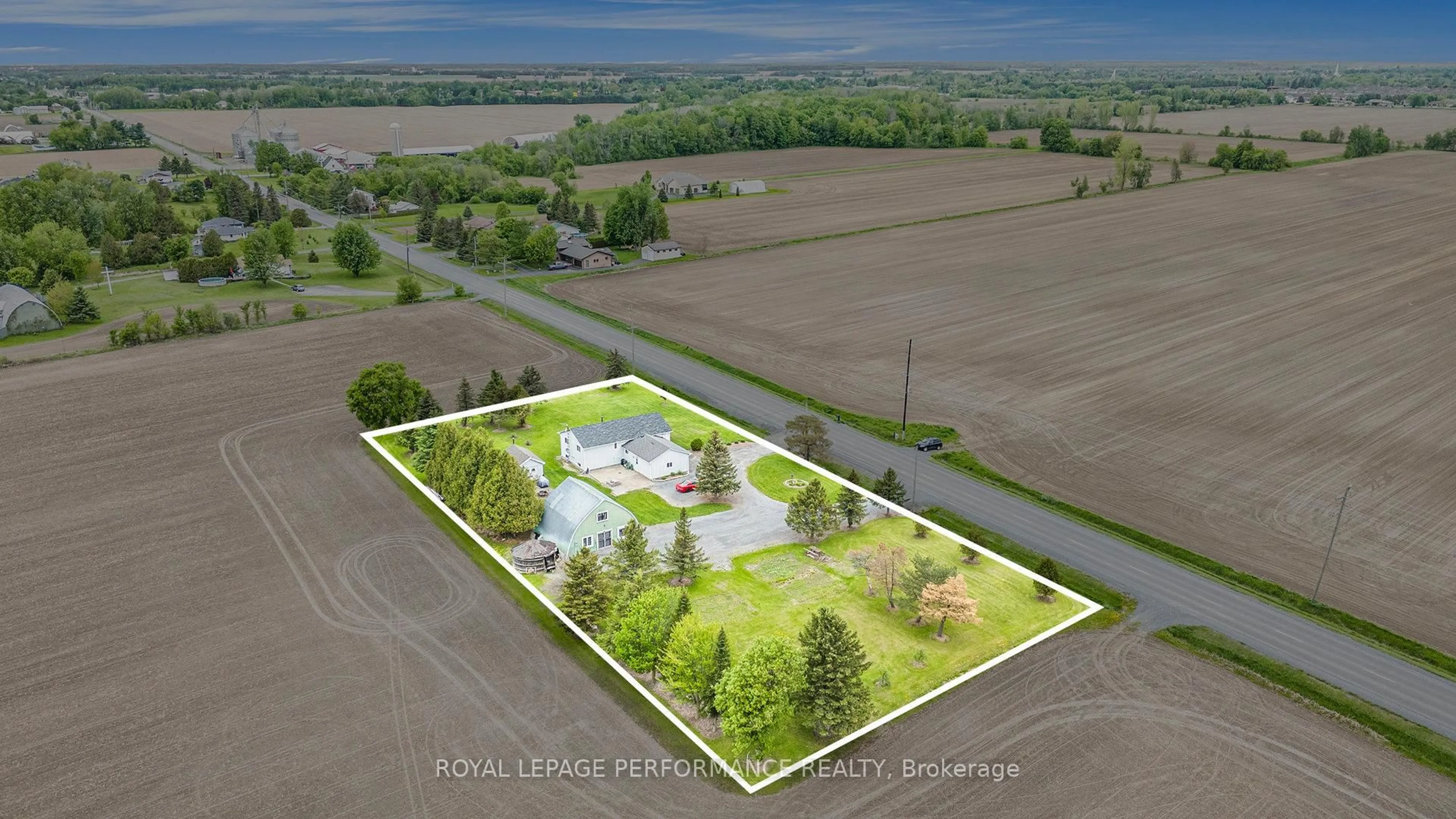 A pic from outside/outdoor area/front of a property/back of a property/a pic from drone, water/lake/river/ocean view for 1316 St Andre Rd, Russell Ontario K0A 1W0