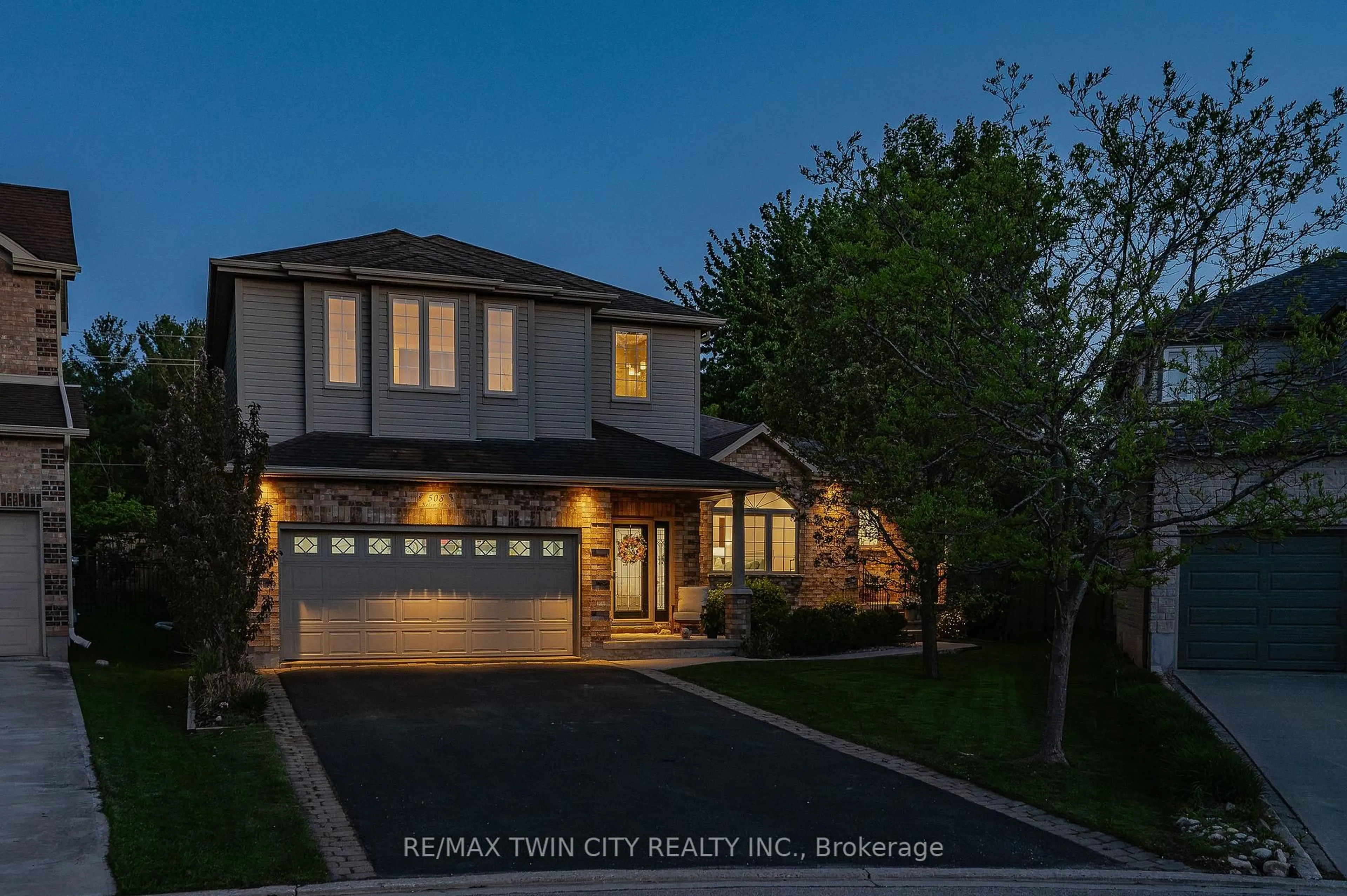 Home with brick exterior material, street for 508 Kelso Pl, Waterloo Ontario N2V 2S1