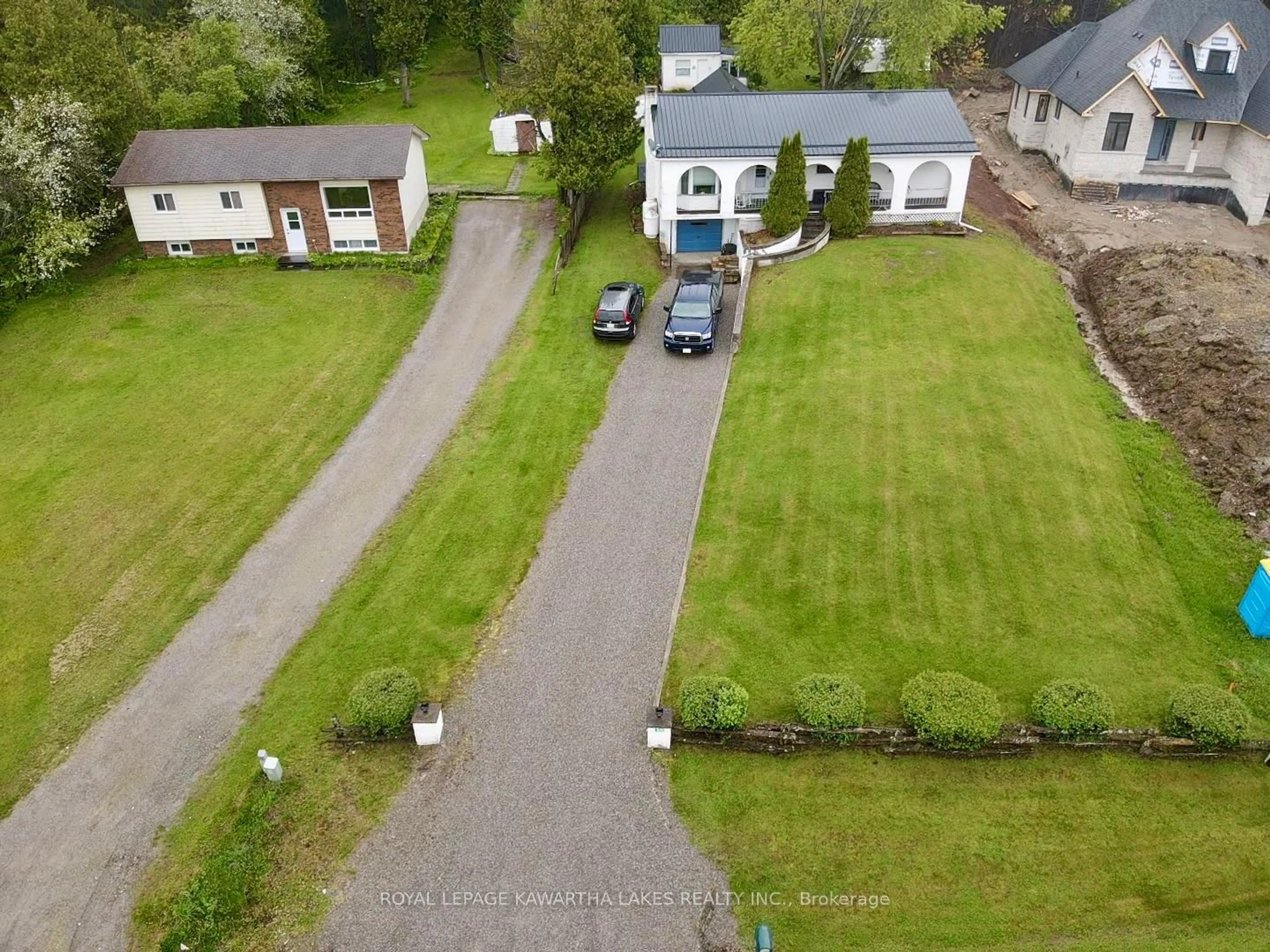 A pic from outside/outdoor area/front of a property/back of a property/a pic from drone, street for 835 Cedar Glen Rd, Kawartha Lakes Ontario K0M 1L0