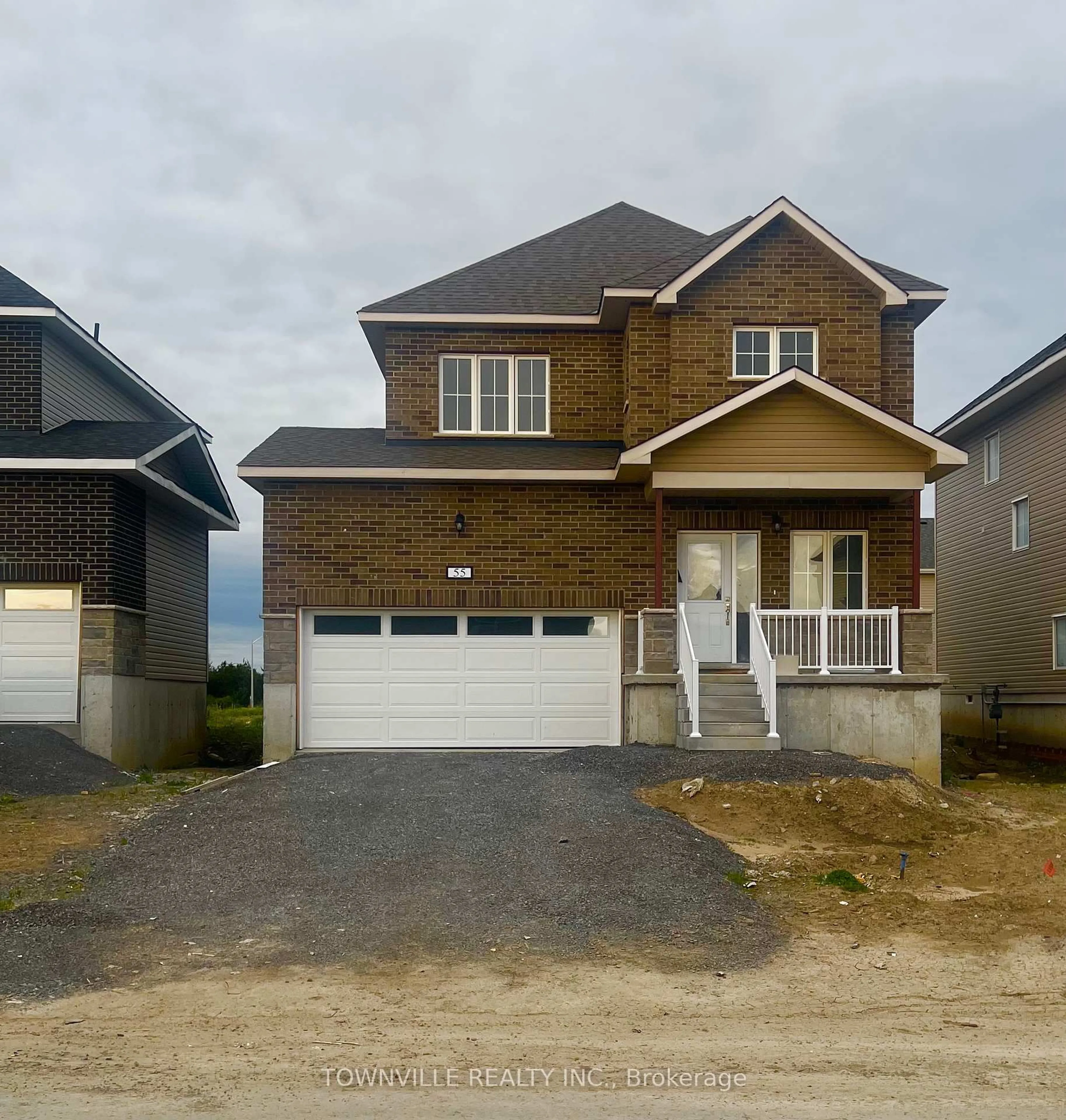 Home with brick exterior material, street for 55 Bradden Cres, Belleville Ontario K8N 0T7