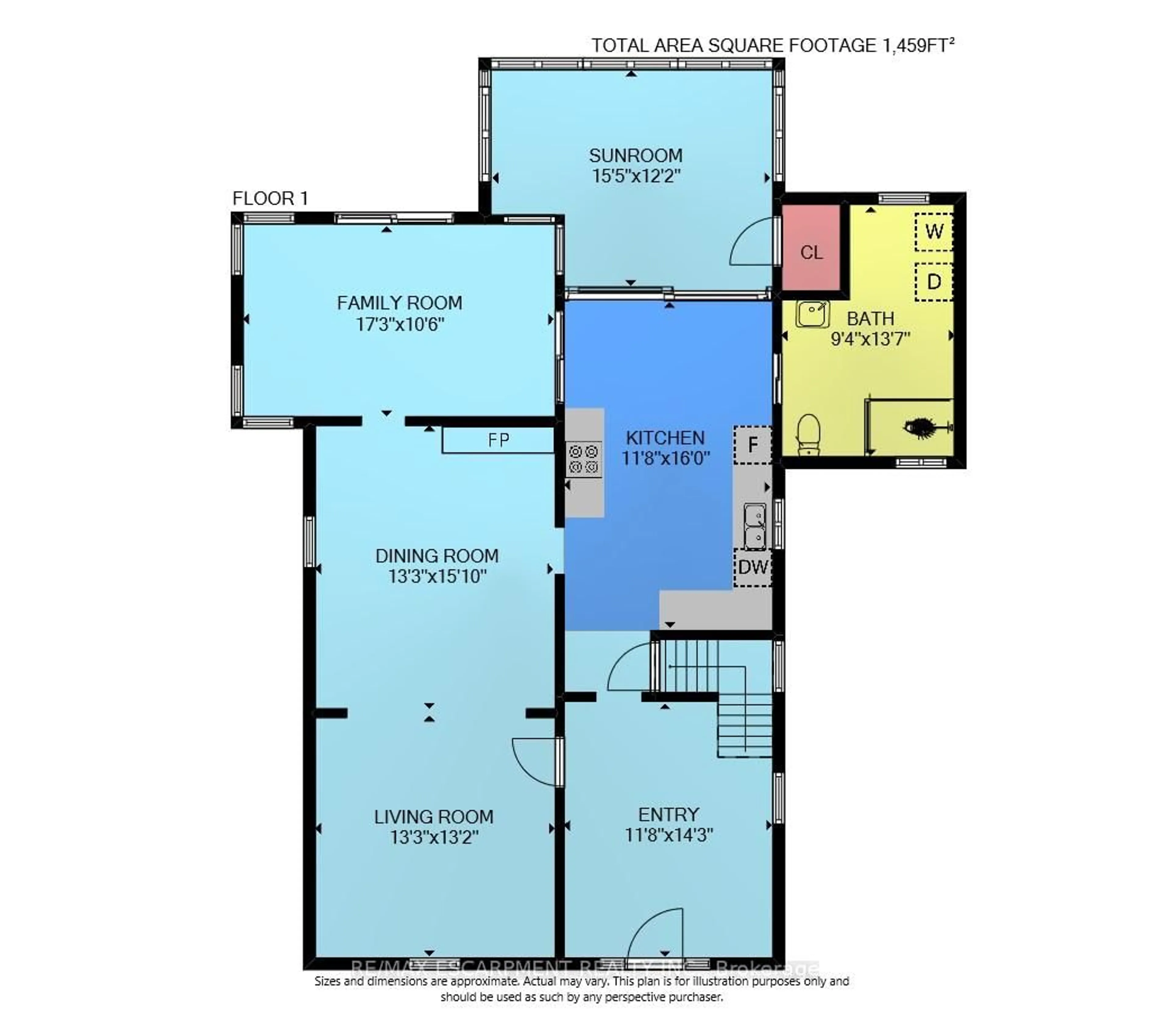 Floor plan for 2 Kidd Ave, Grimsby Ontario L3M 3S3