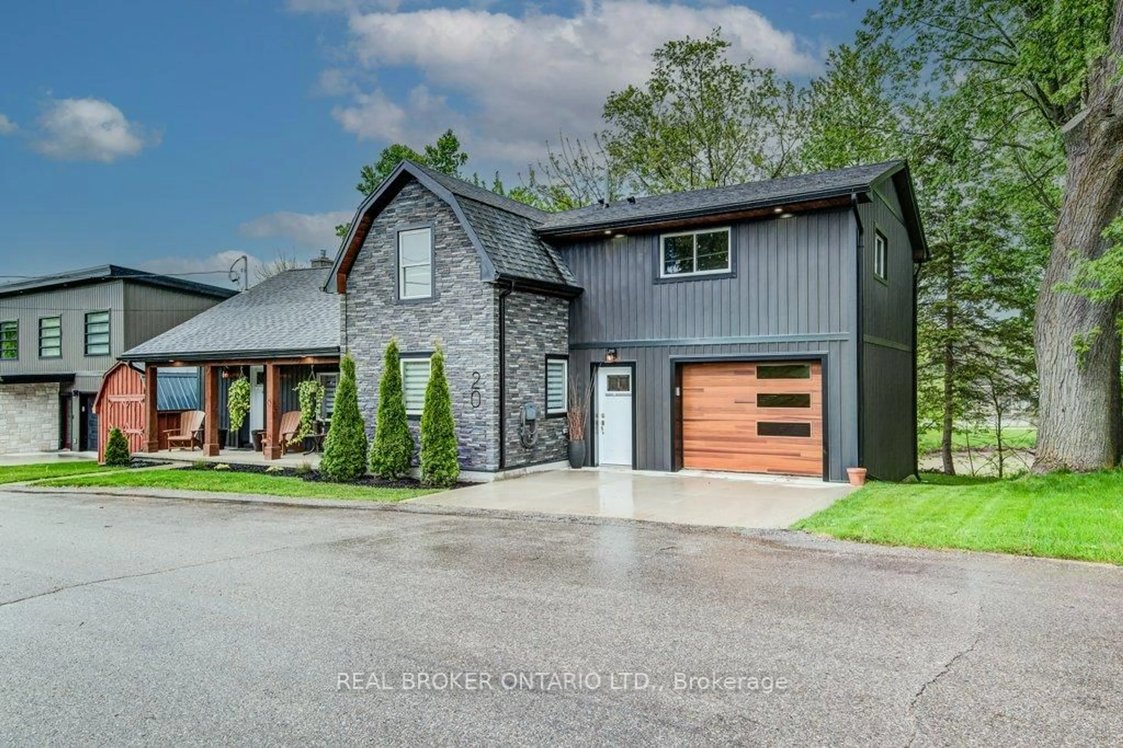 Home with brick exterior material, street for 20 David St, Wellesley Ontario N0B 2T0