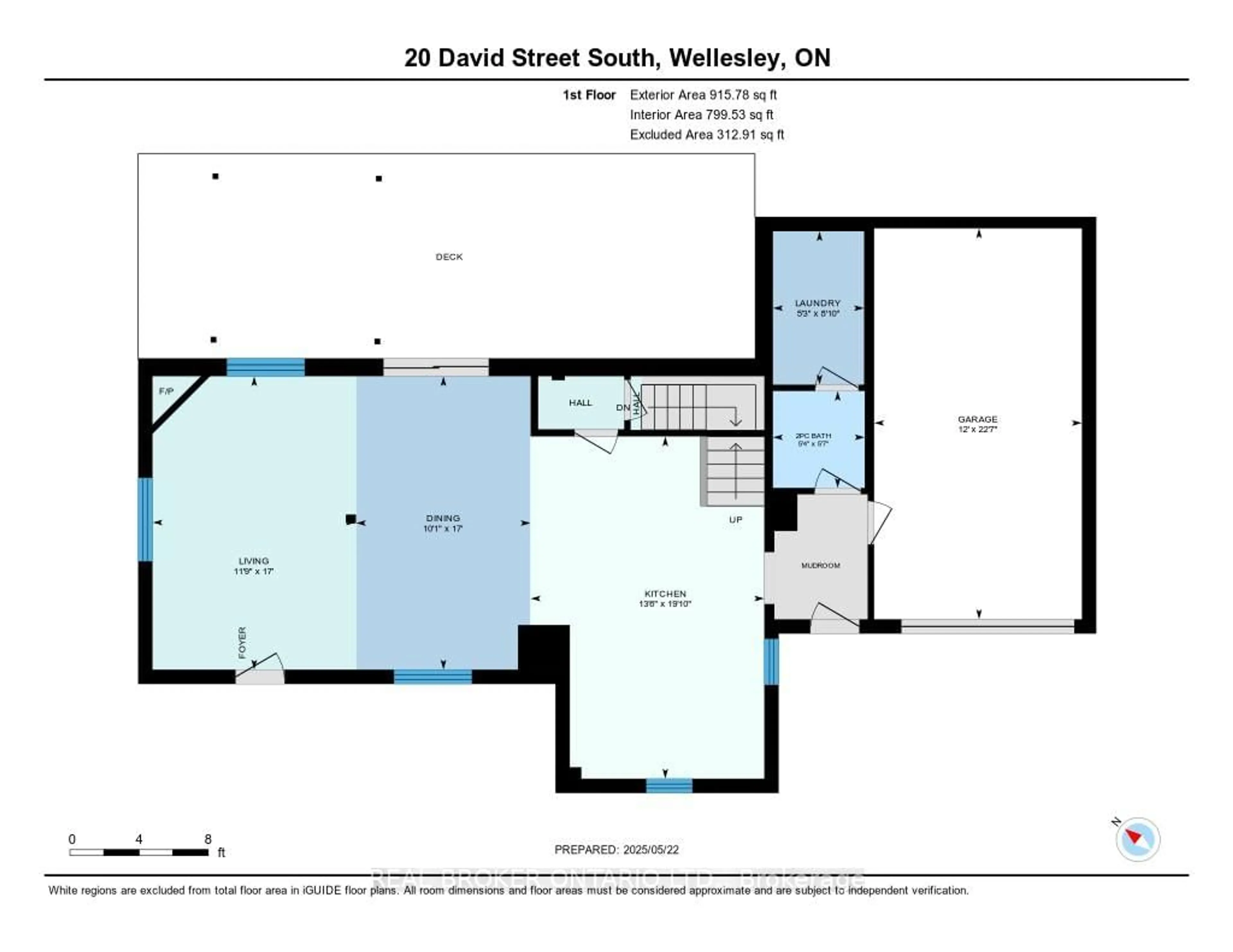 Floor plan for 20 David St, Wellesley Ontario N0B 2T0
