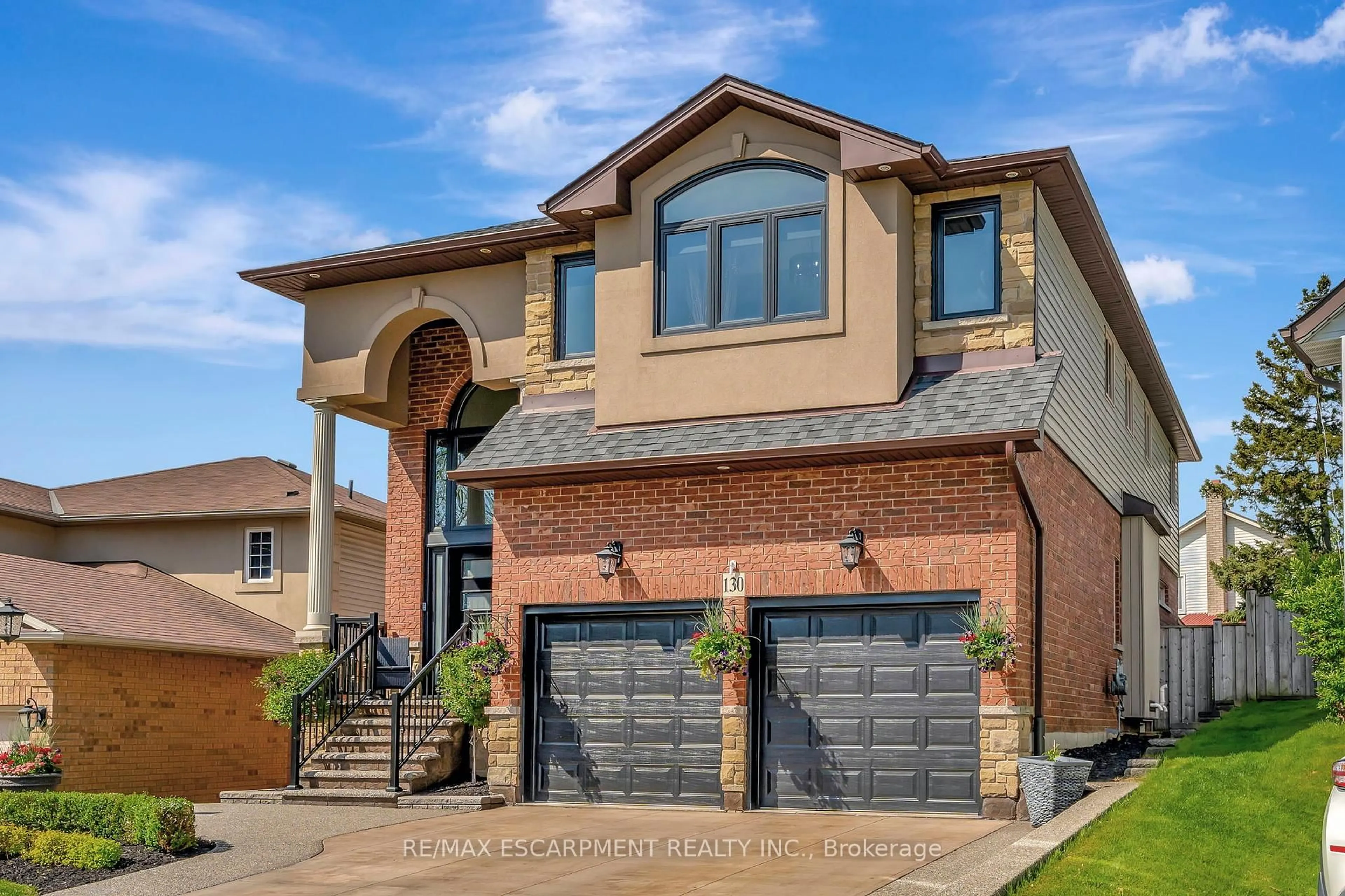Home with brick exterior material, street for 130 Napoli Dr, Hamilton Ontario L9C 6X2