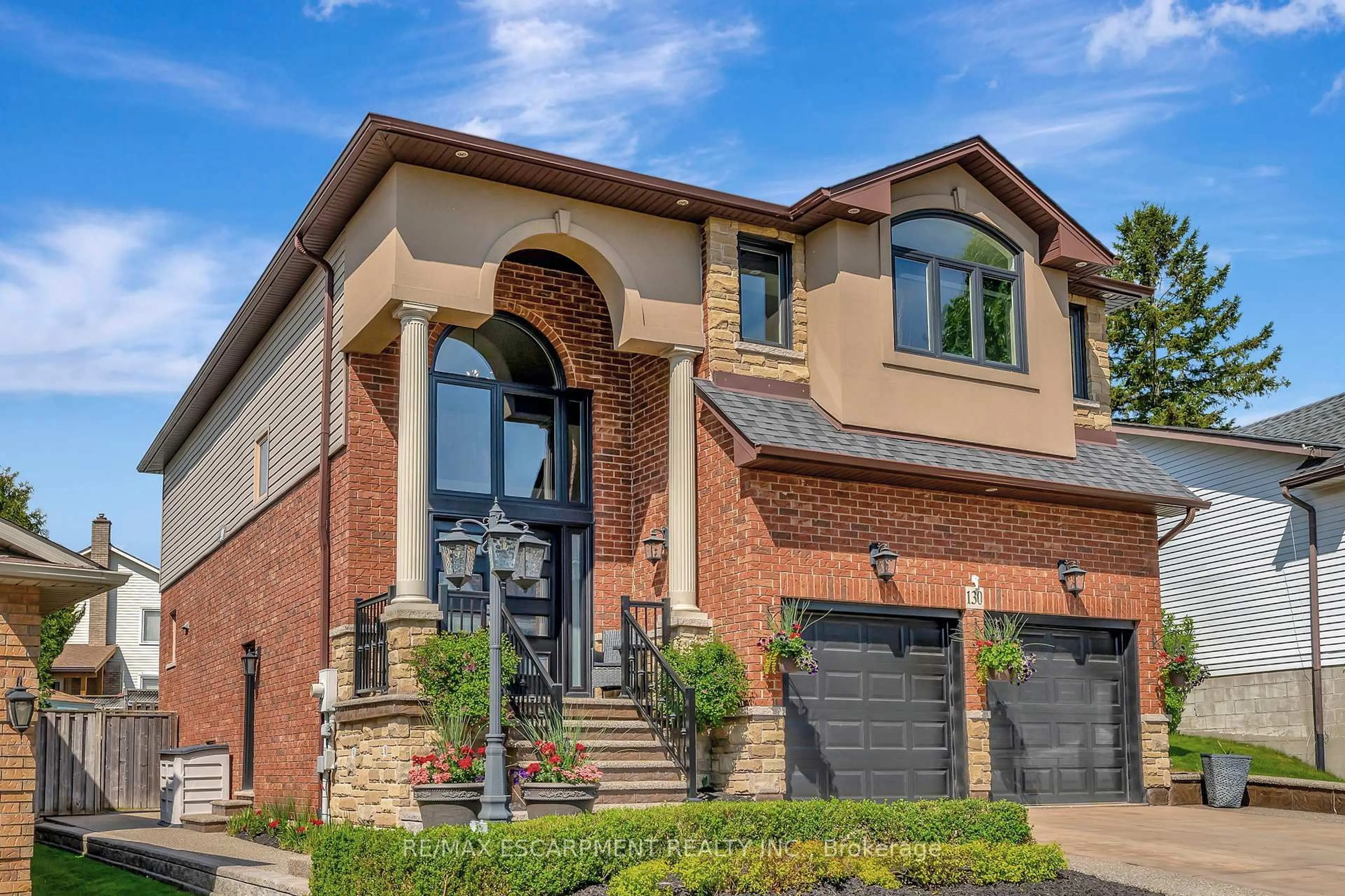Home with brick exterior material, street for 130 Napoli Dr, Hamilton Ontario L9C 6X2