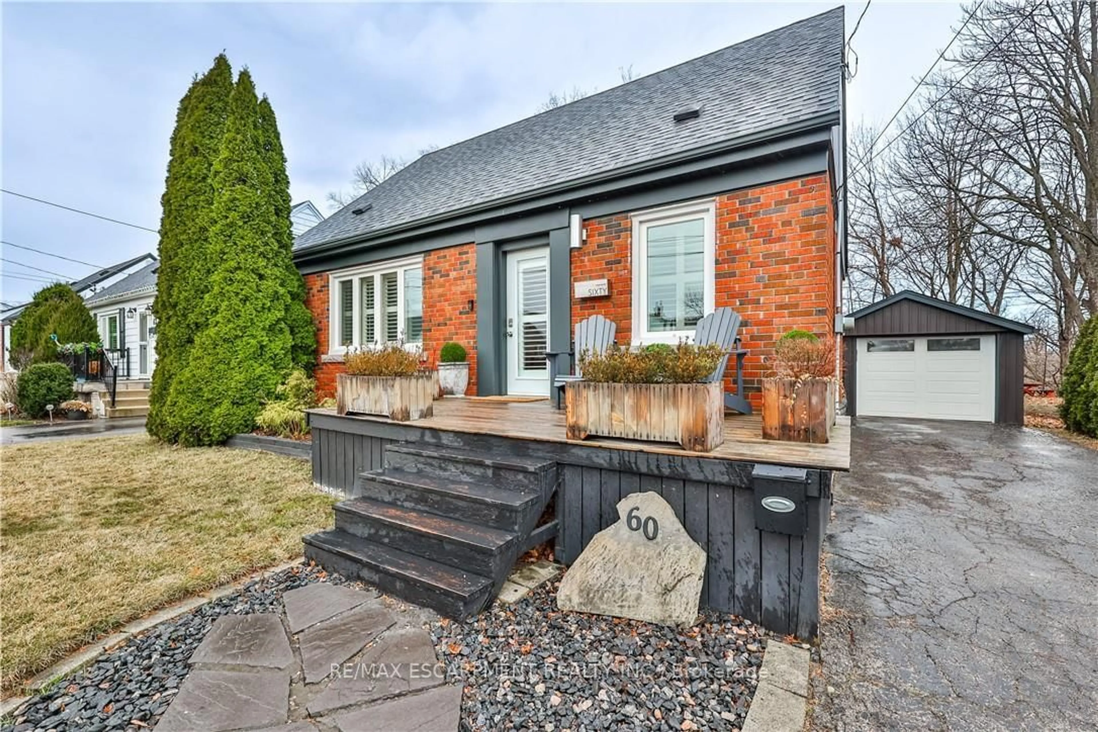 Home with brick exterior material, street for 60 Galbraith Dr, Hamilton Ontario L8G 1Z9