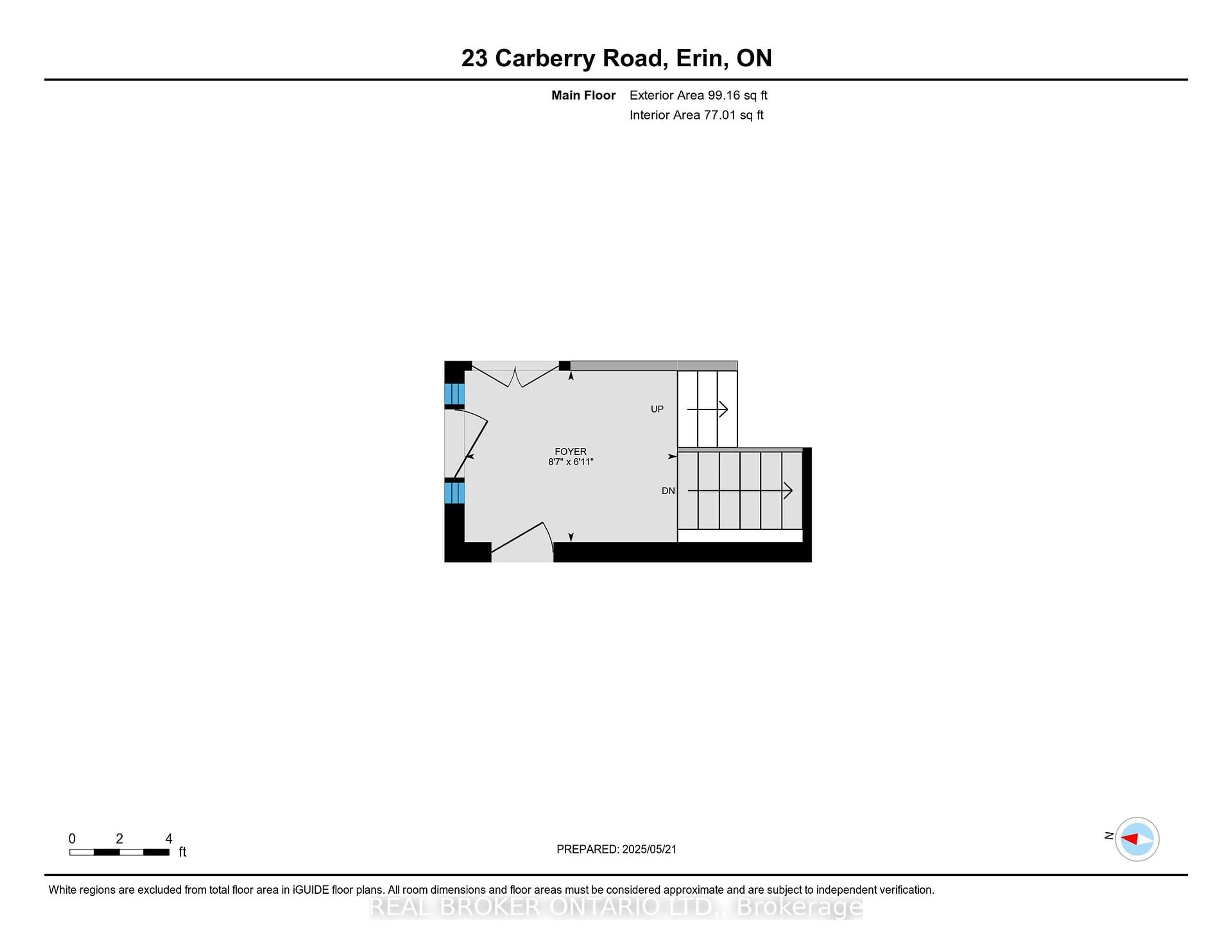 Floor plan for 23 Carberry Rd, Erin Ontario N0B 1T0