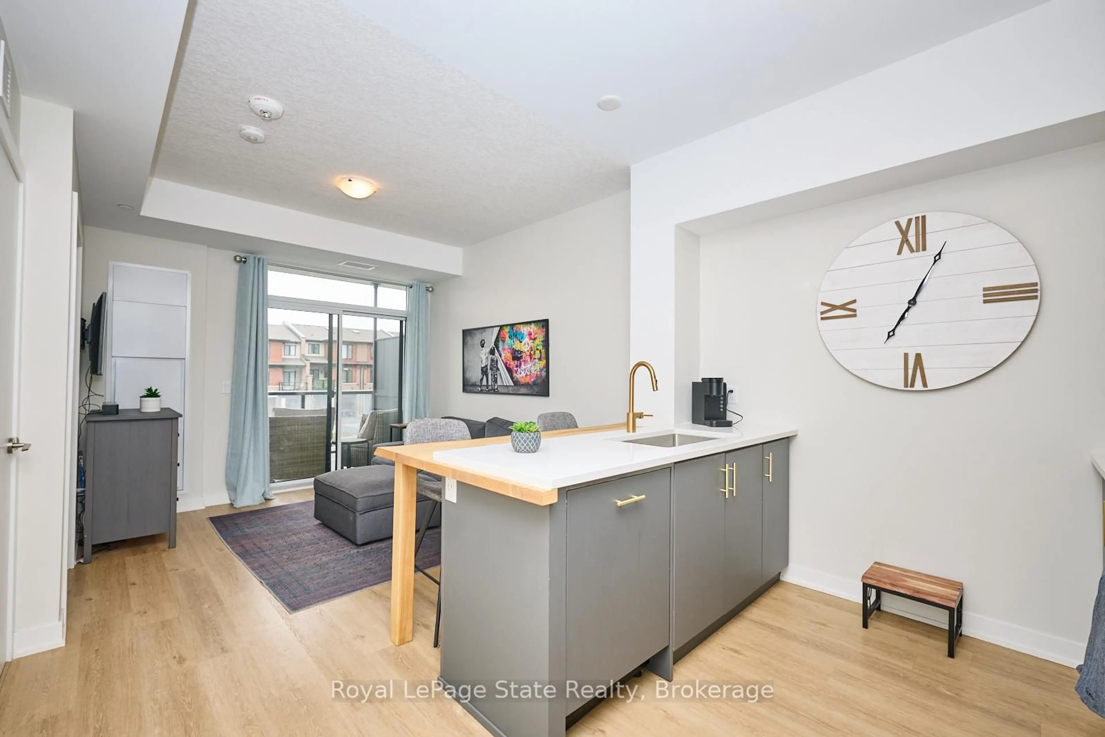 Open concept kitchen, unknown for 600 North Service Rd #204, Hamilton Ontario L8E 0L2