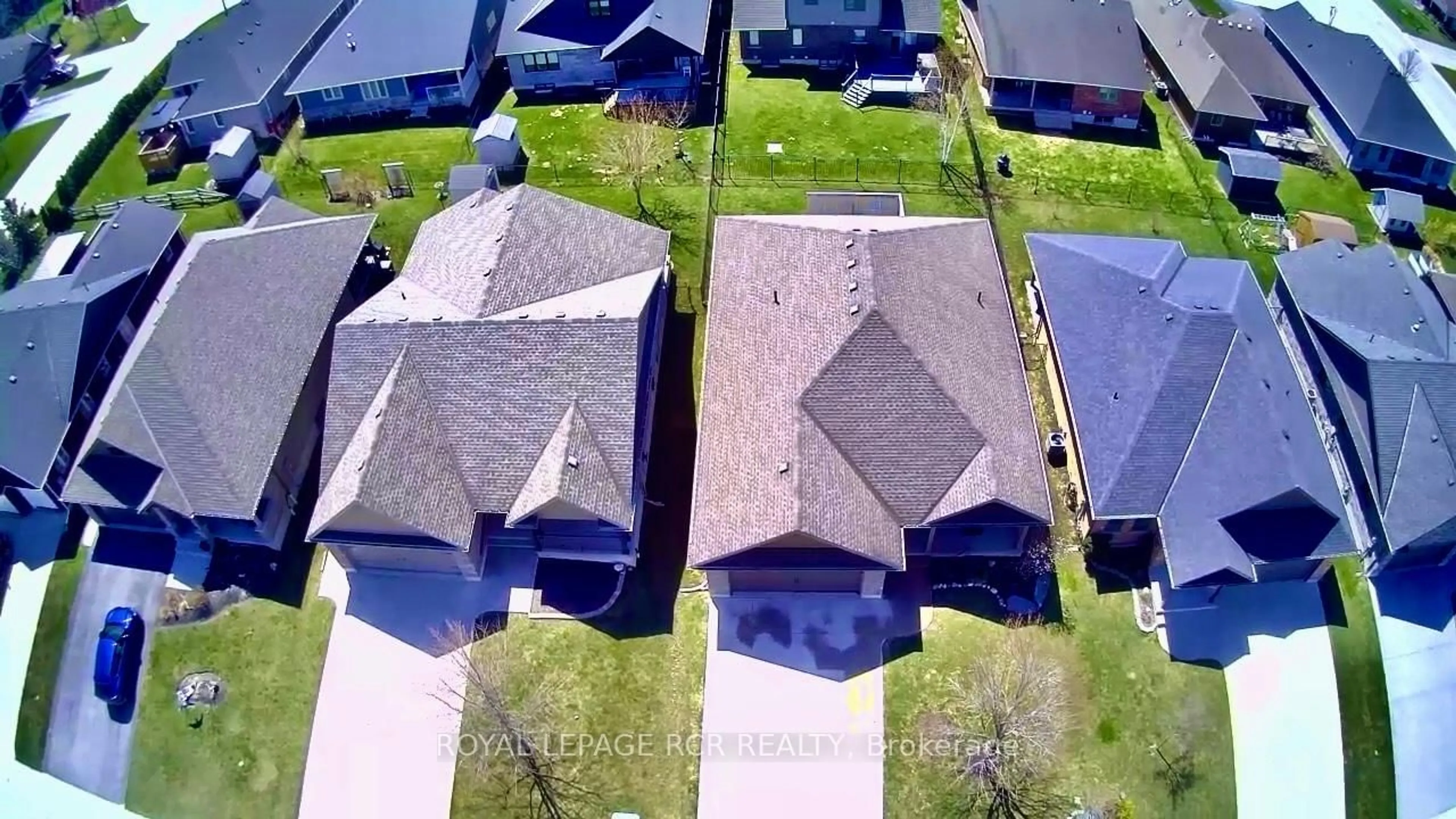 A pic from outside/outdoor area/front of a property/back of a property/a pic from drone, street for 184 Ruby's Cres, Wellington North Ontario N0G 2L2