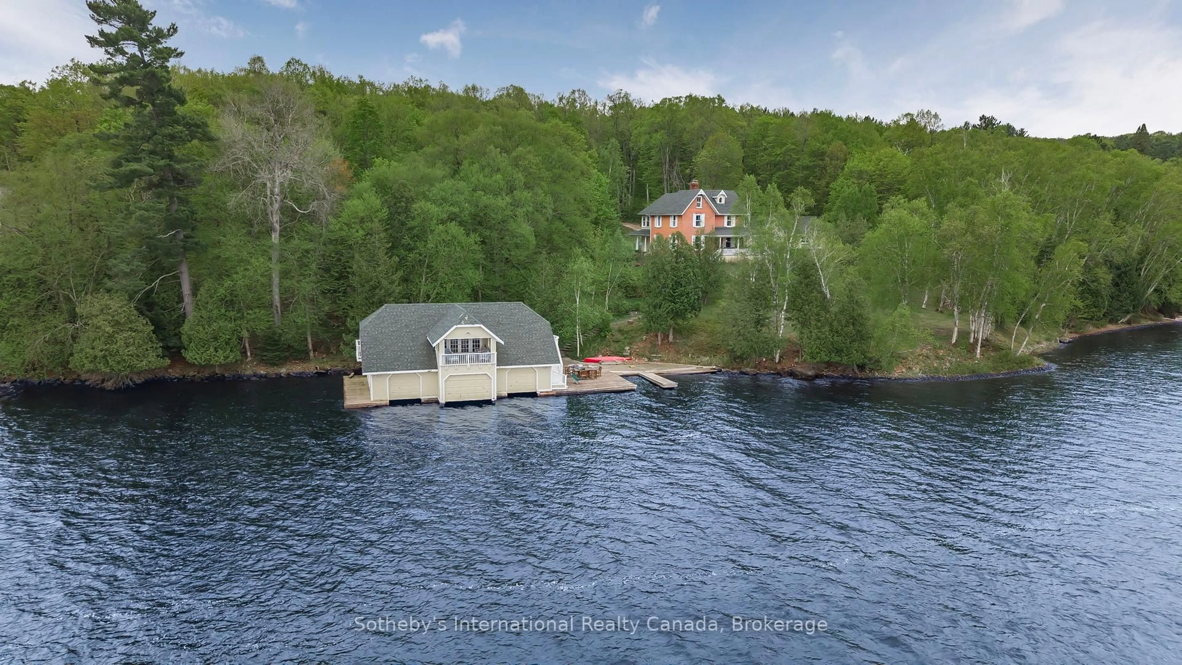 A pic from outside/outdoor area/front of a property/back of a property/a pic from drone, water/lake/river/ocean view for 81A WIND ROSE Lane, Ryerson Ontario P0A 1C0