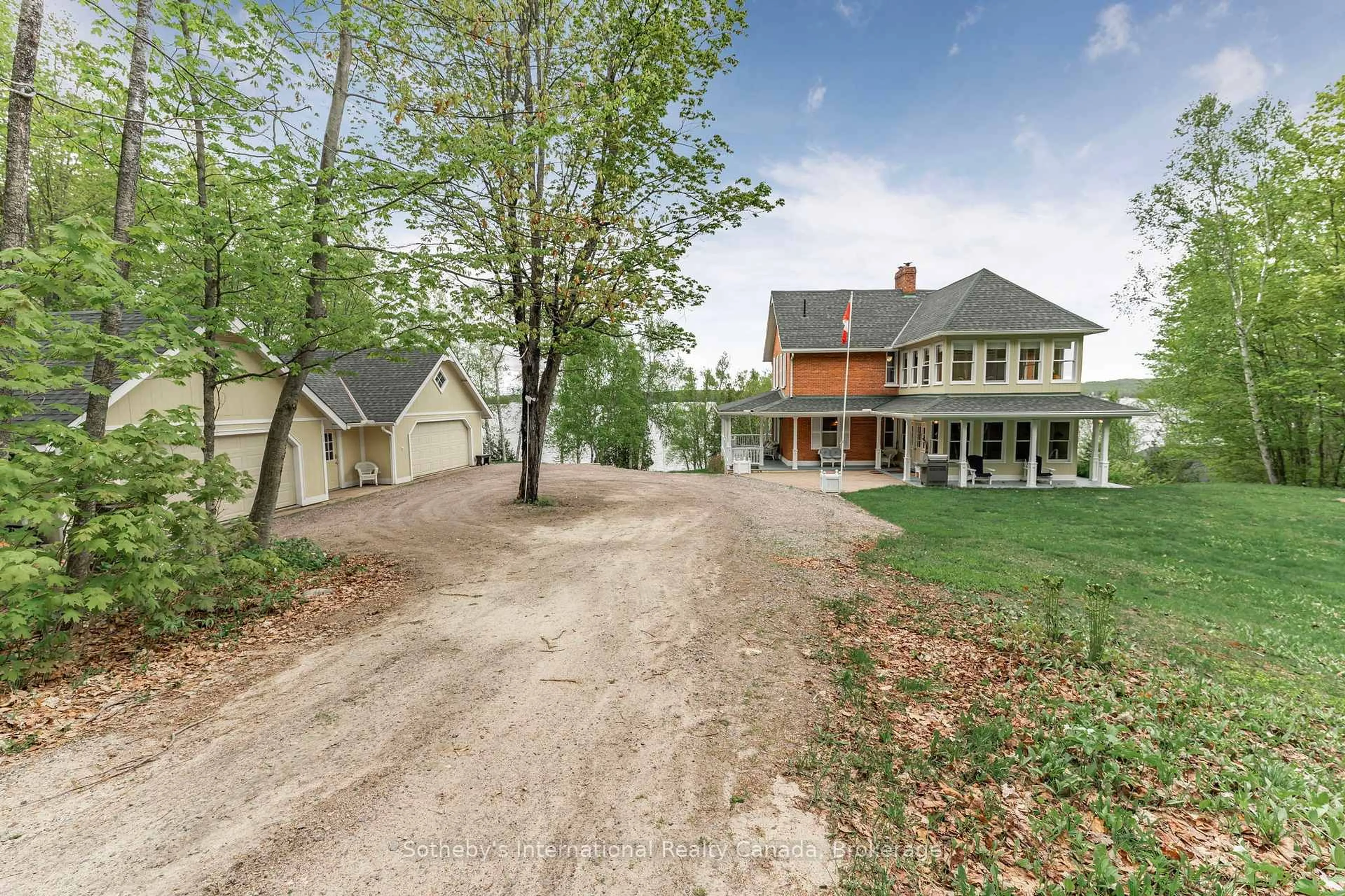 A pic from outside/outdoor area/front of a property/back of a property/a pic from drone, street for 81A WIND ROSE Lane, Ryerson Ontario P0A 1C0