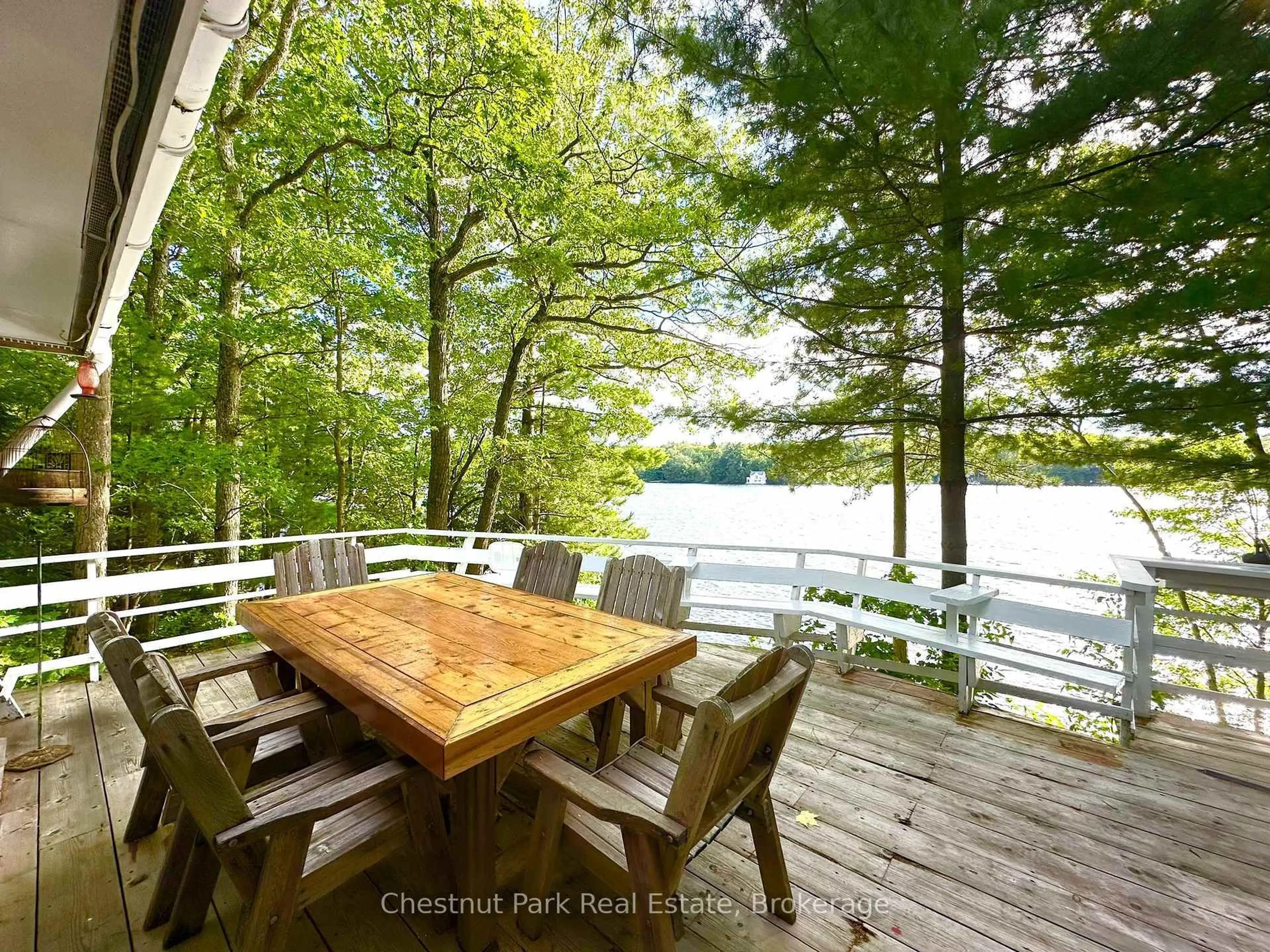 Patio, water/lake/river/ocean view for 1066 Apiary Rd, Muskoka Lakes Ontario P0B 1J0