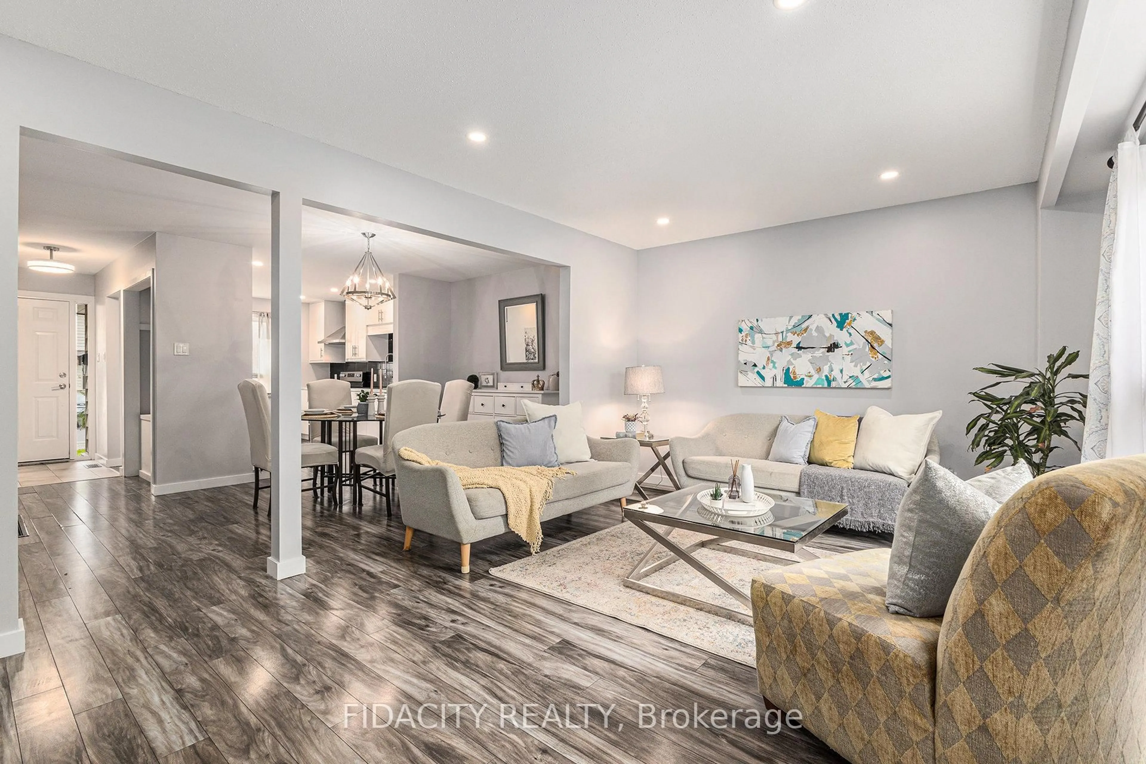 Living room with furniture, unknown for 19 Carmichael Crt, Ottawa Ontario K2K 1K1