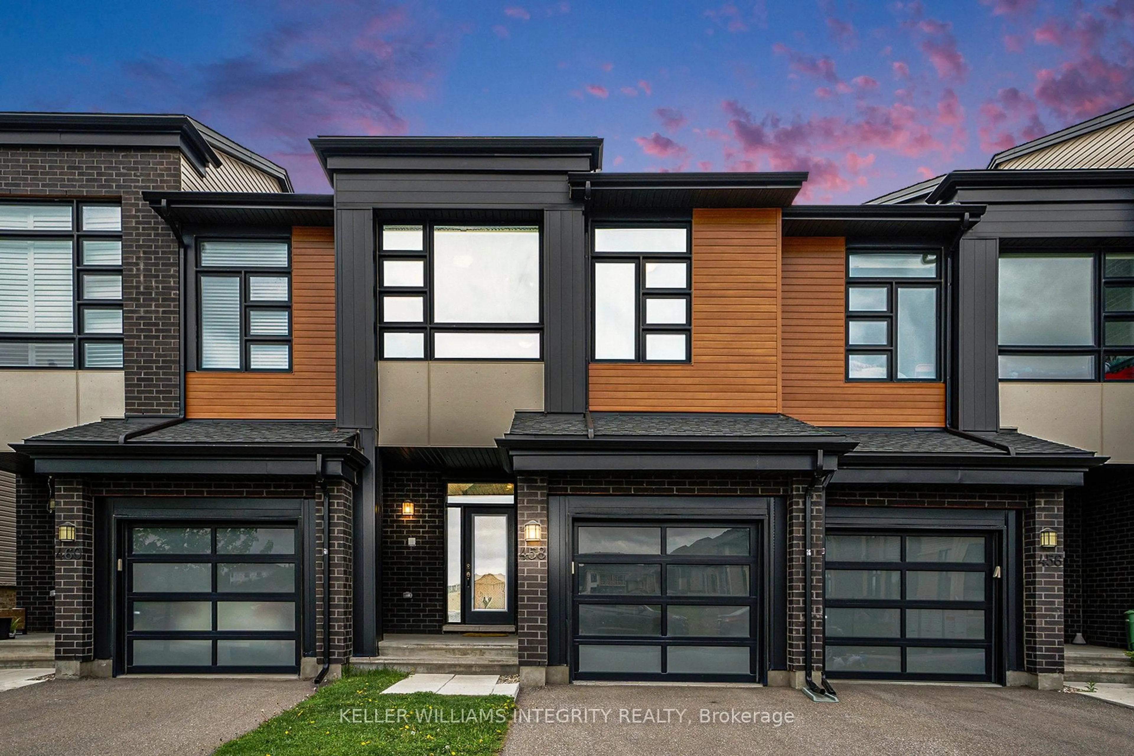 Home with brick exterior material, street for 458 Trident Mews, Ottawa Ontario K1T 0T2