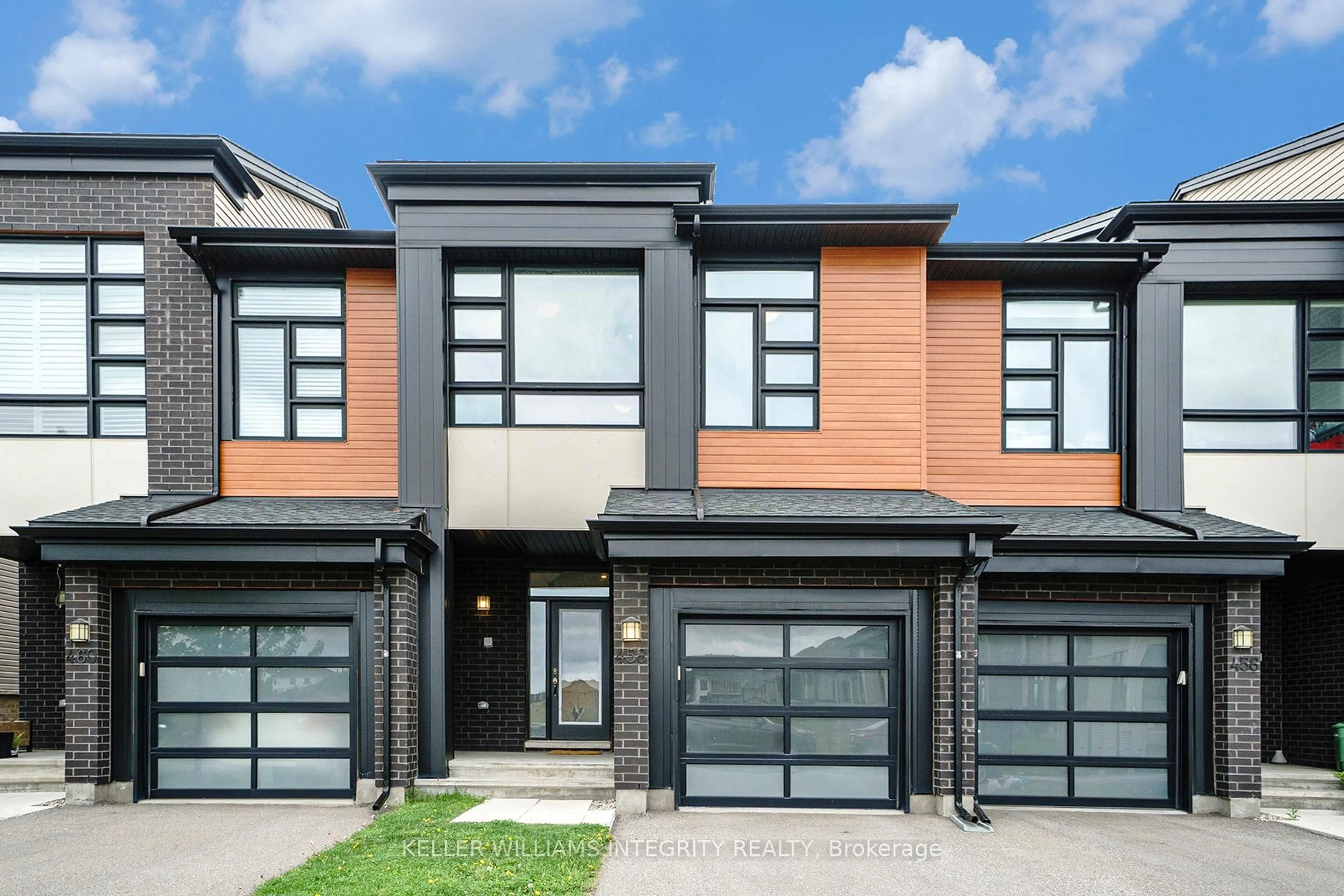 Home with brick exterior material, street for 458 Trident Mews, Ottawa Ontario K1T 0T2