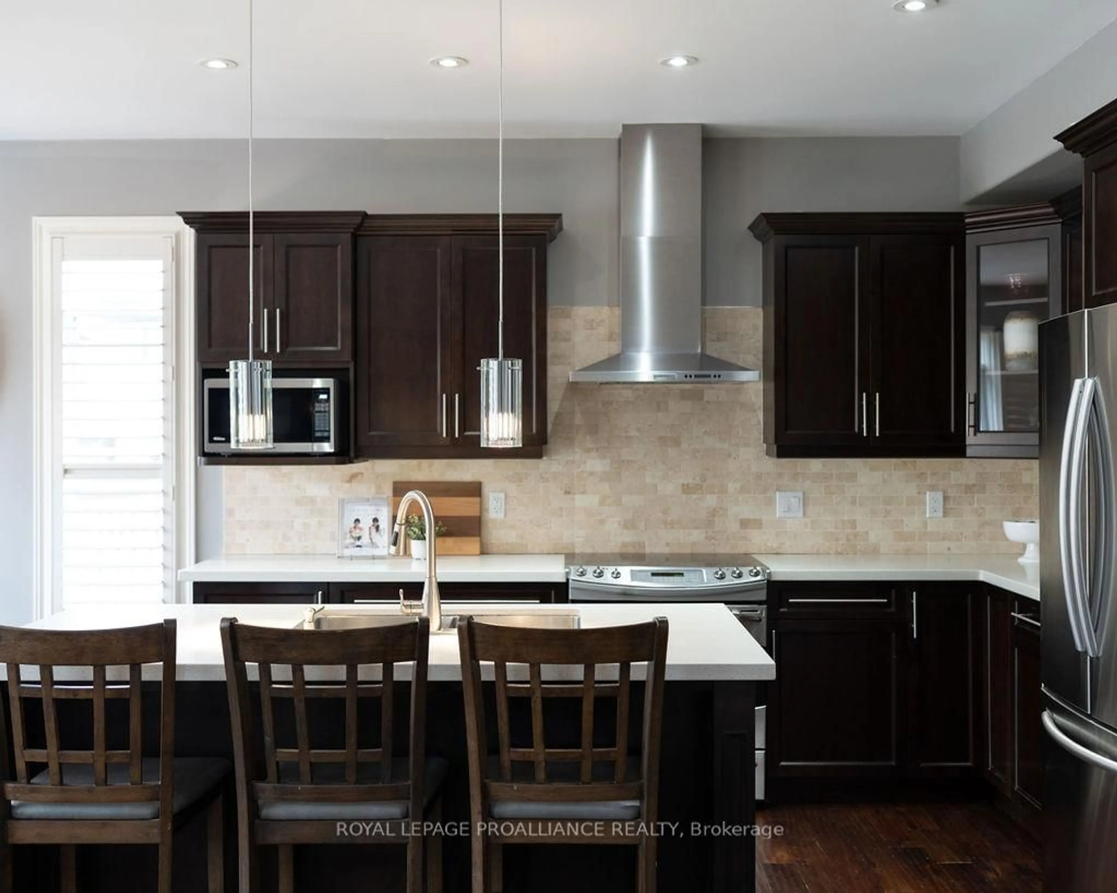 Contemporary kitchen, ceramic/tile floor for 33 Butternut Crt, Belleville Ontario K8P 0C5