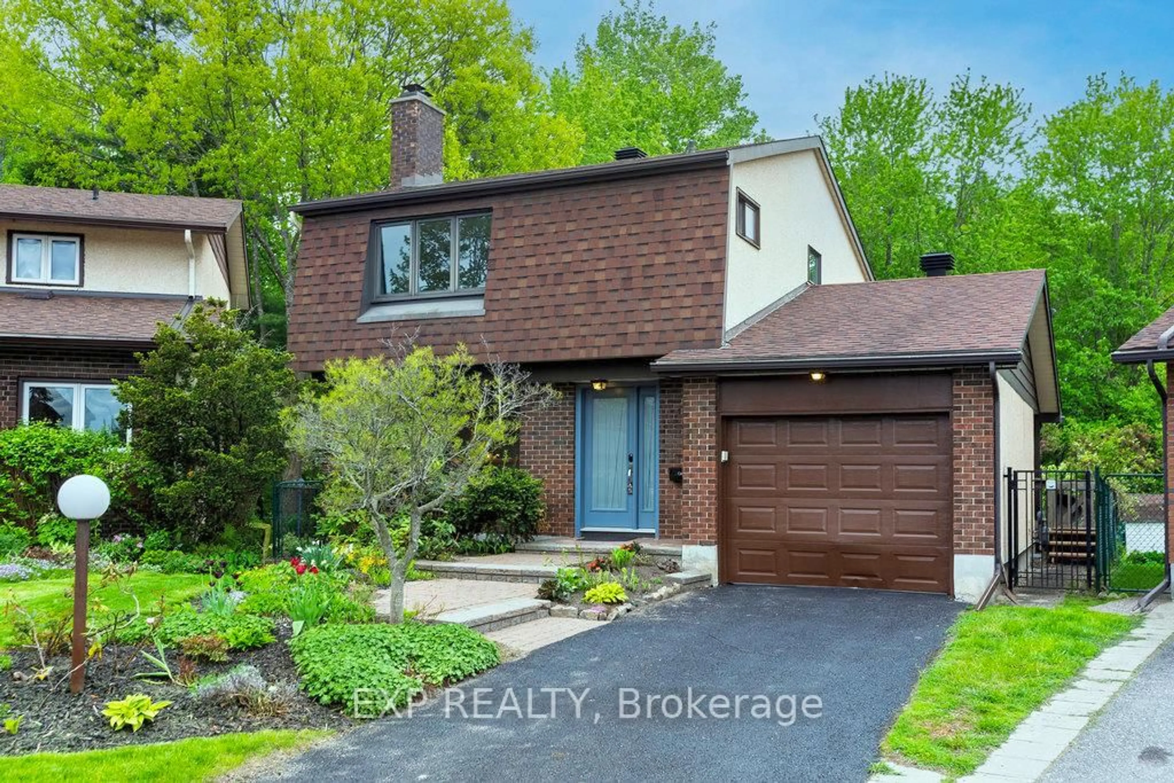 Home with brick exterior material, street for 19 Ancroft Crt, Ottawa Ontario K2G 4A5