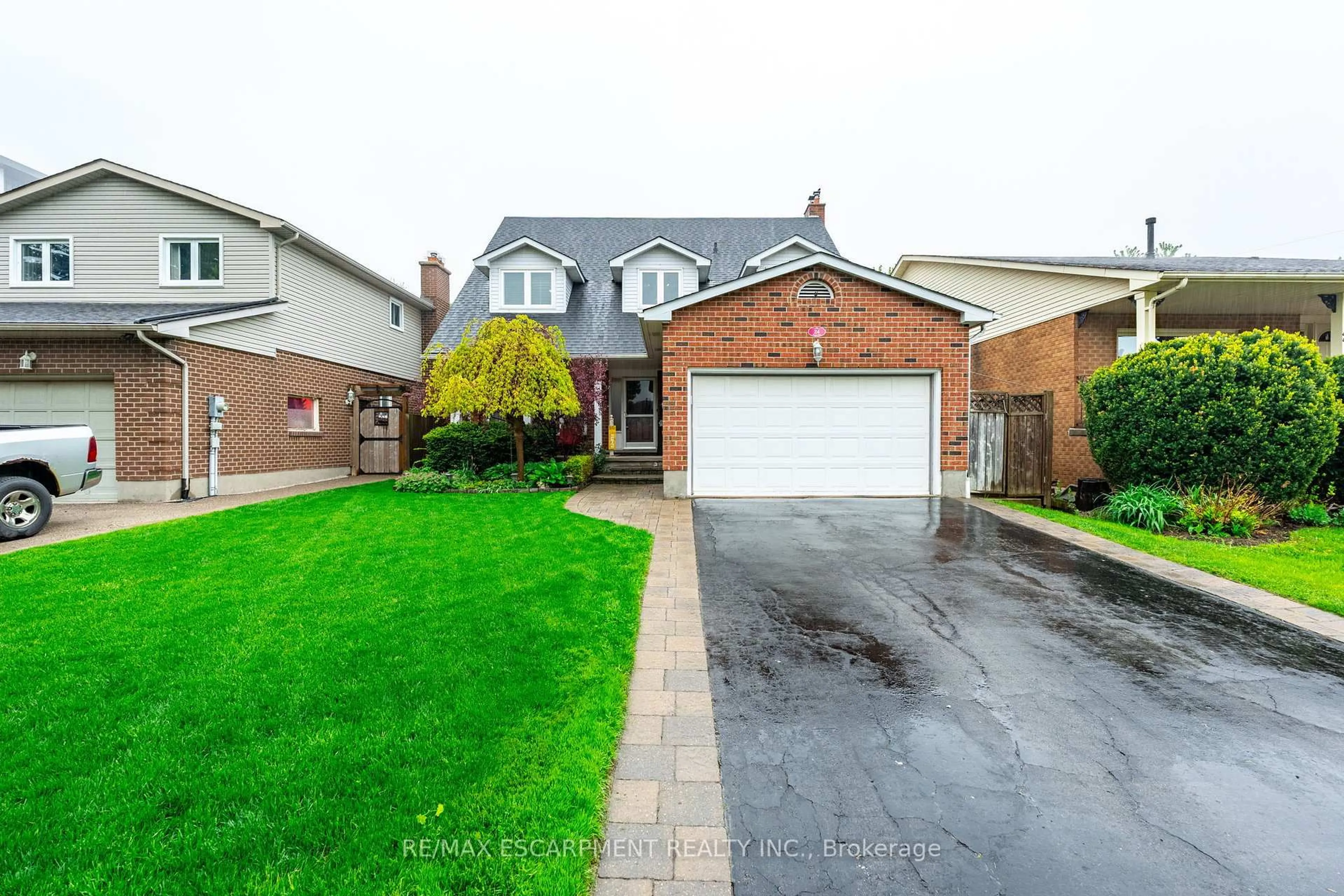 Home with brick exterior material, street for 24 Vance Cres, Hamilton Ontario L8B 0B7