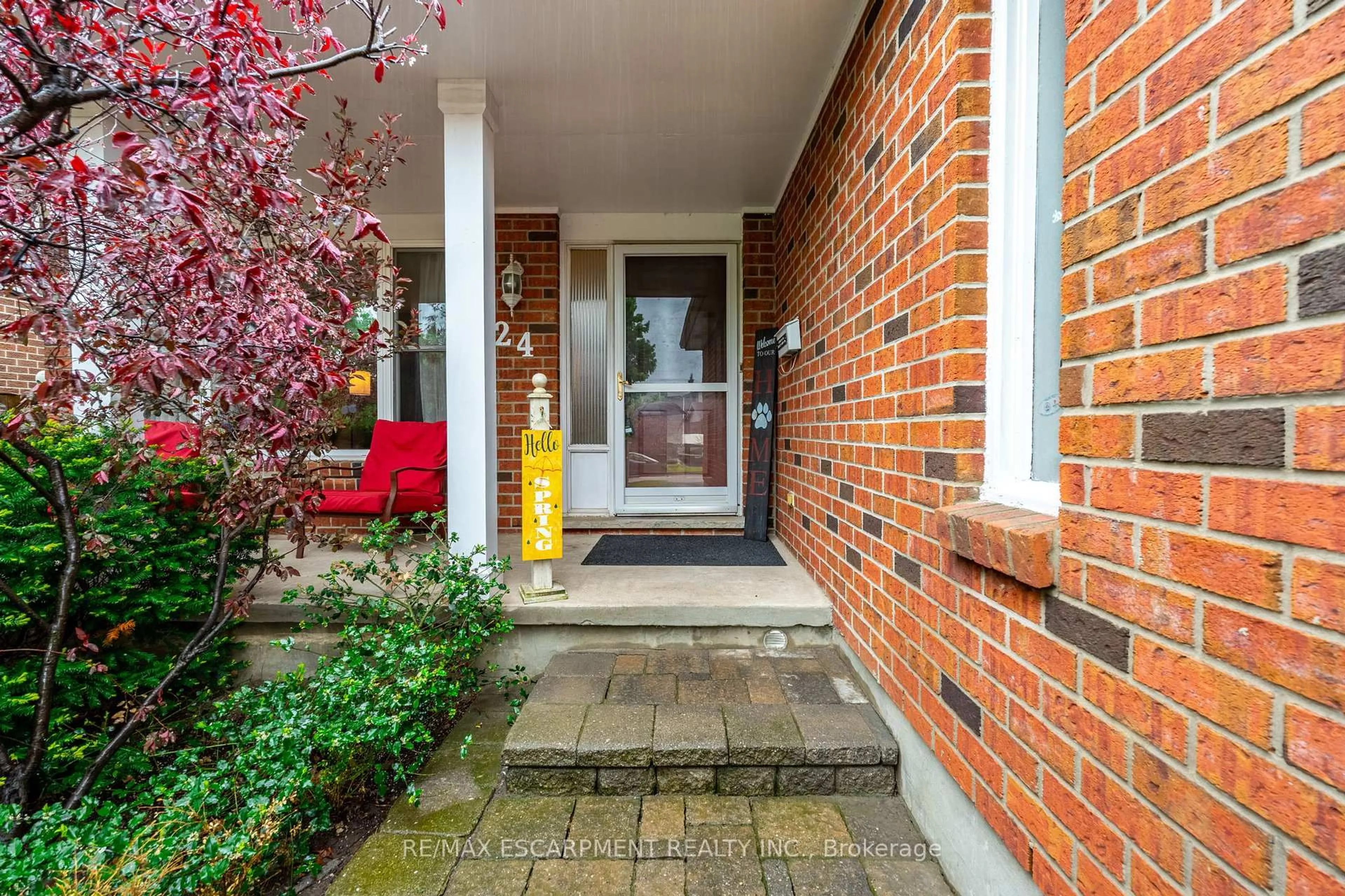 Home with brick exterior material, street for 24 Vance Cres, Hamilton Ontario L8B 0B7
