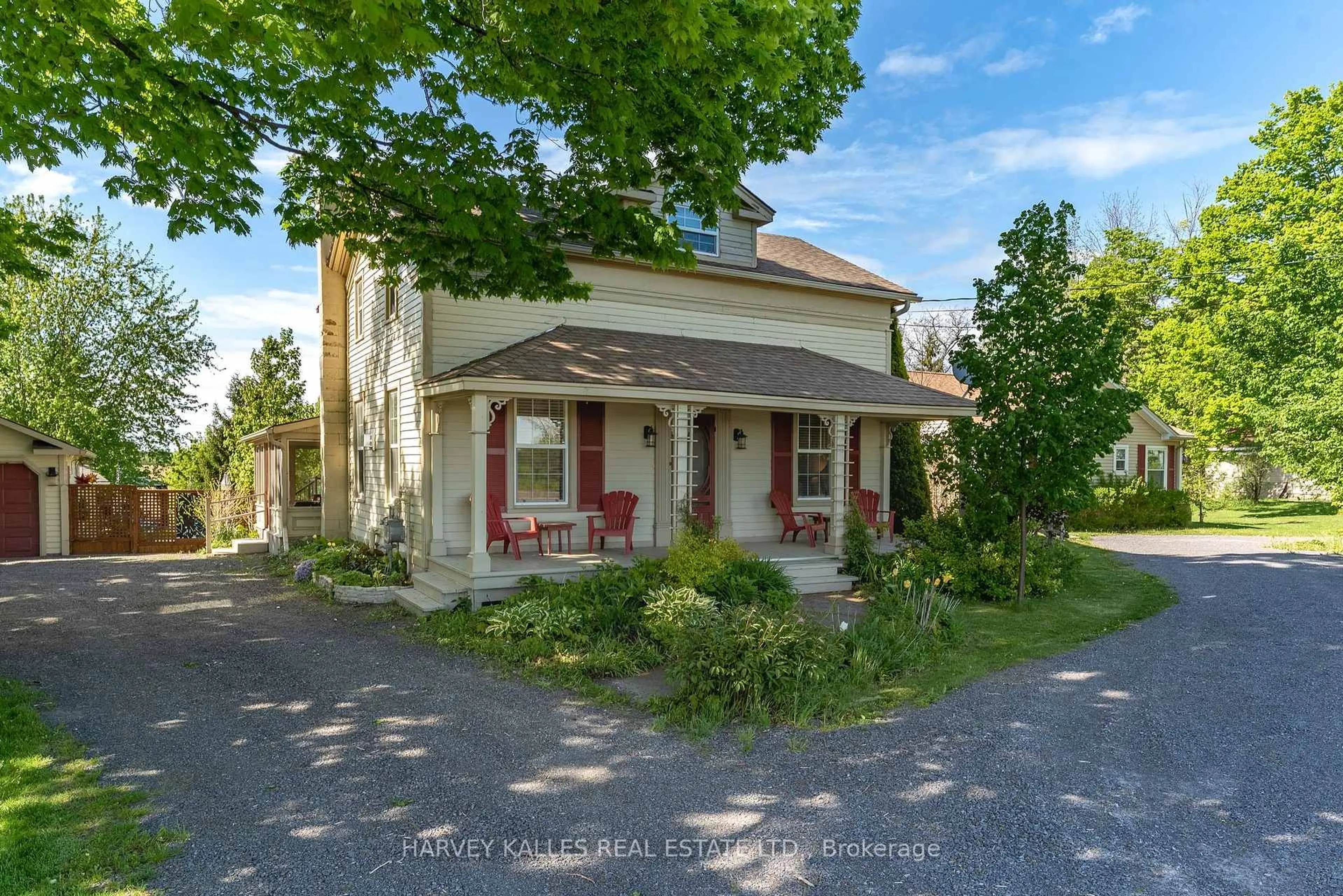 A pic from outside/outdoor area/front of a property/back of a property/a pic from drone, street for 14782 Loyalist Pkwy, Prince Edward County Ontario K0K 1G0