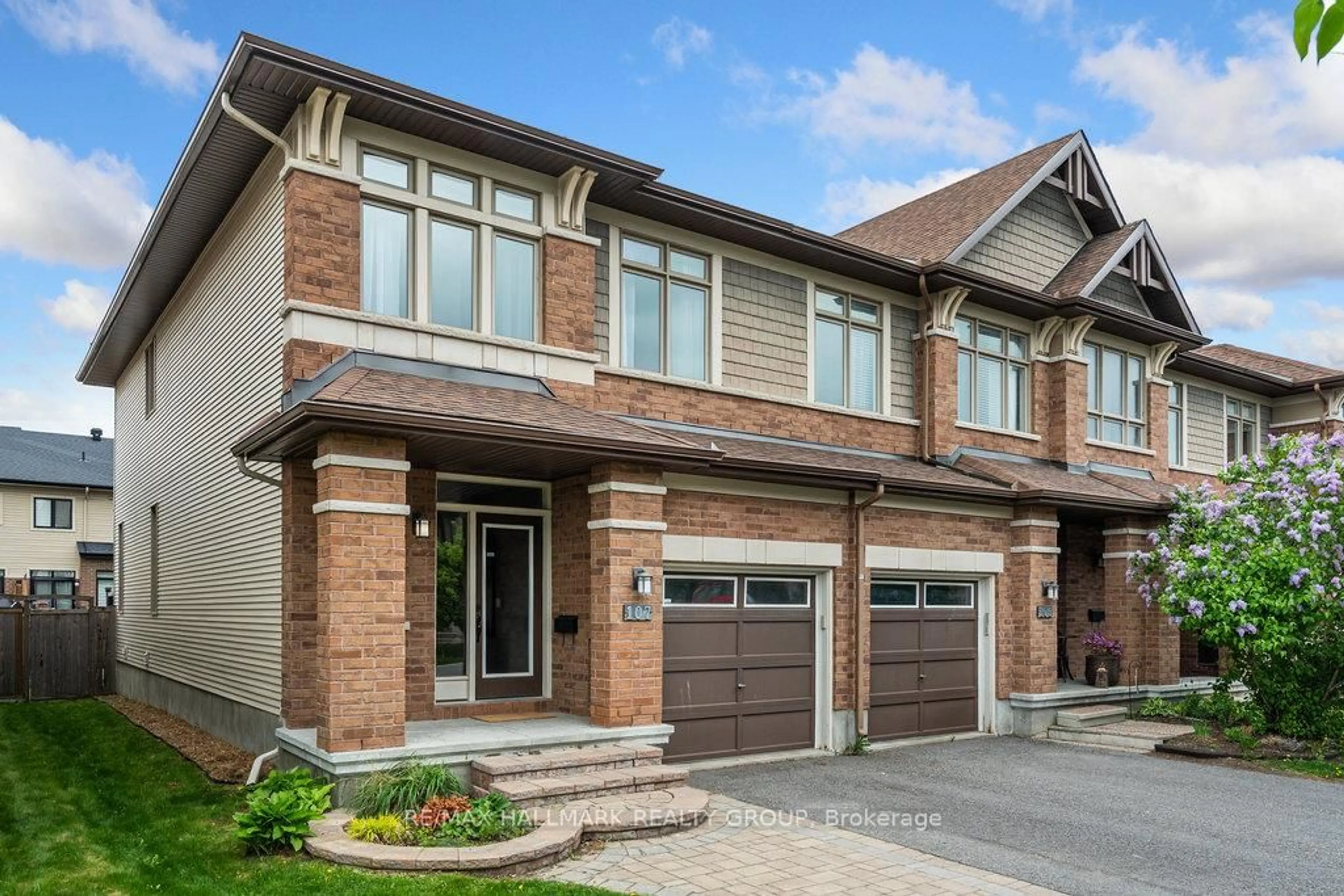 Home with brick exterior material, street for 107 Nutting Cres, Ottawa Ontario K4M 0C3