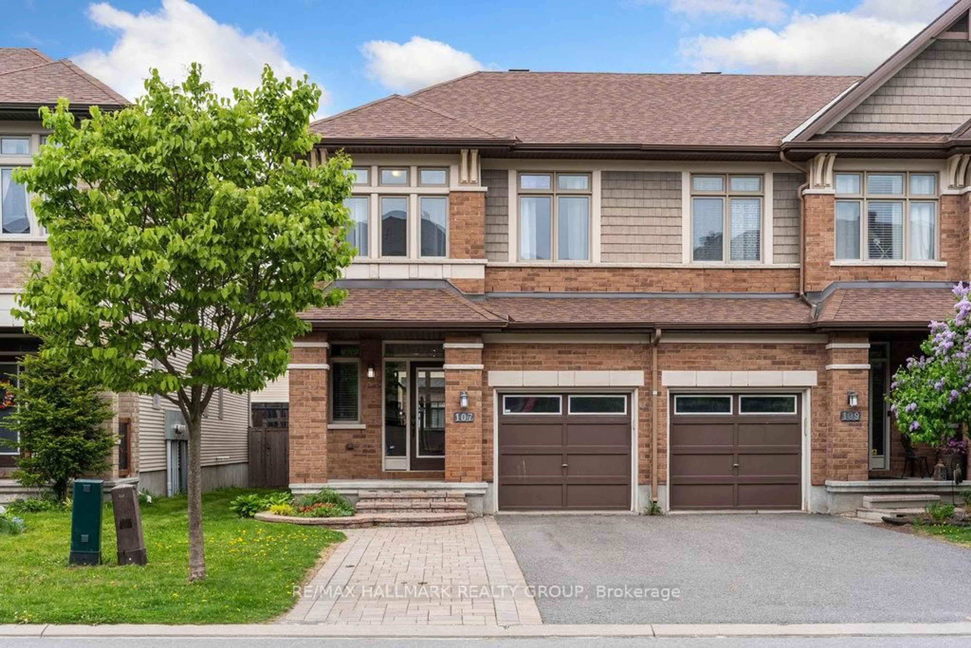 Home with brick exterior material, street for 107 Nutting Cres, Ottawa Ontario K4M 0C3