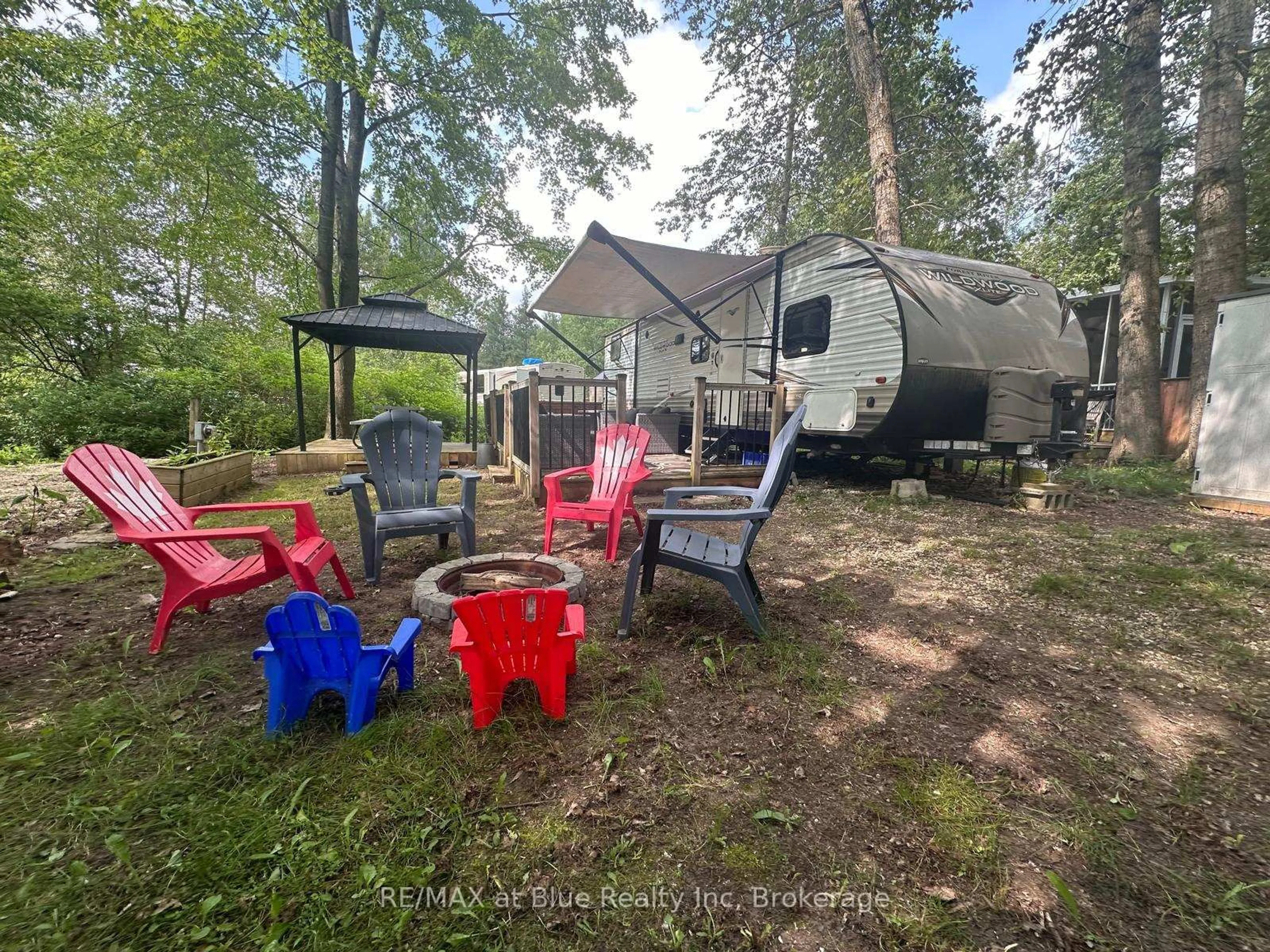 Patio, forest/trees view for 7489 SIDEROAD 5 N/A #T8, Wellington North Ontario N0G 2L0