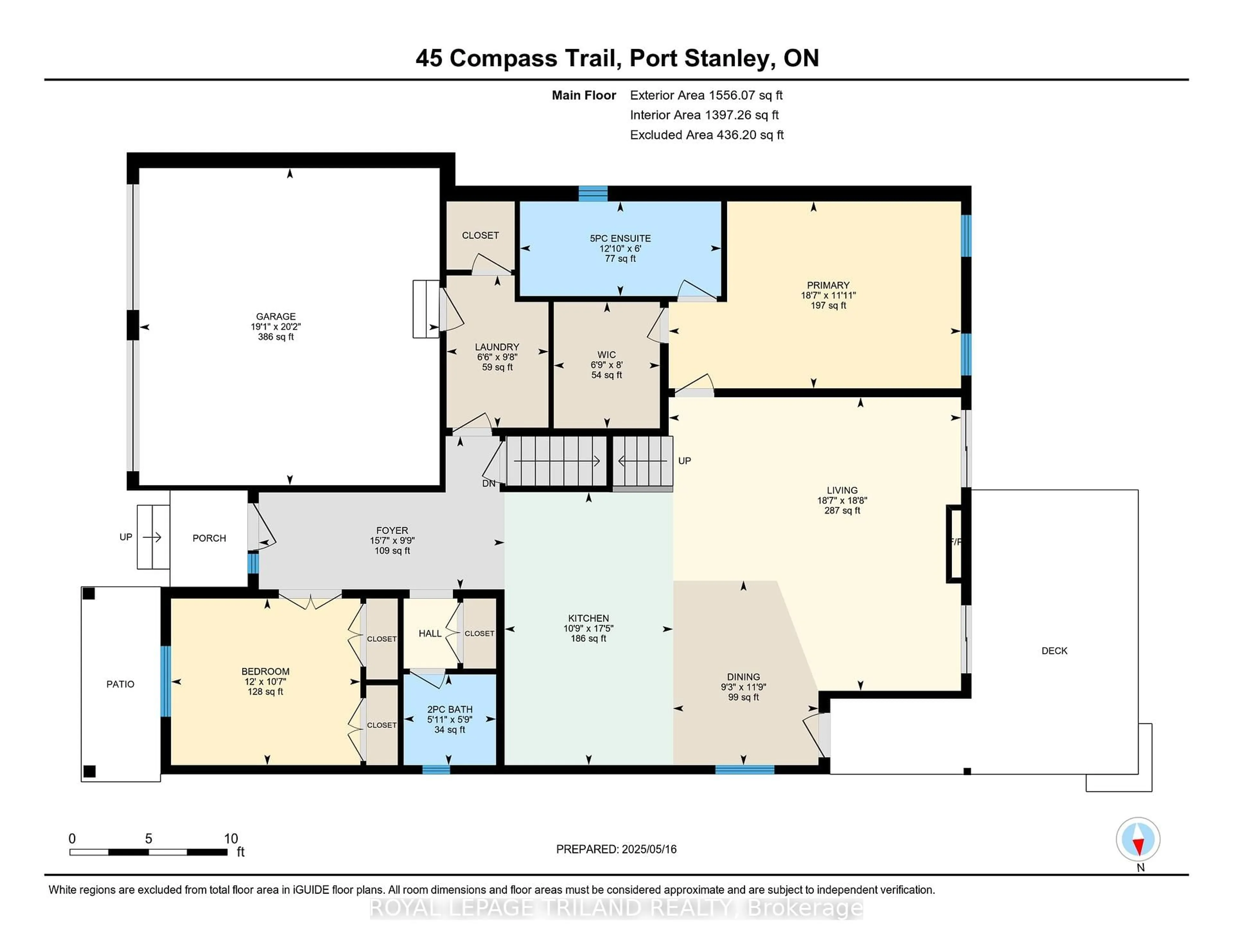 Floor plan for 45 Compass Tr, Central Elgin Ontario N5L 0B4