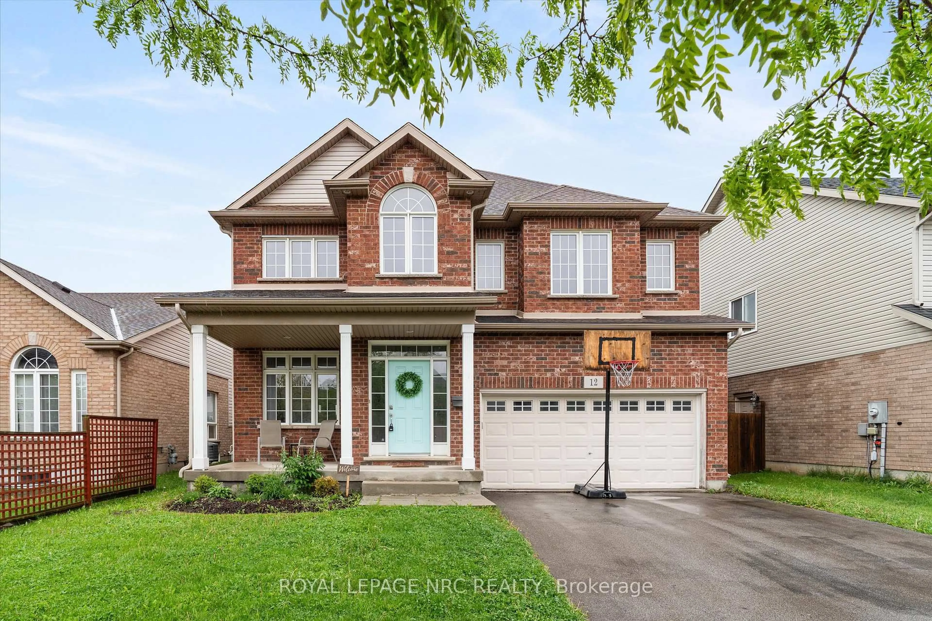 Home with brick exterior material, street for 12 Silver Maple Rd, Thorold Ontario L2V 5G5