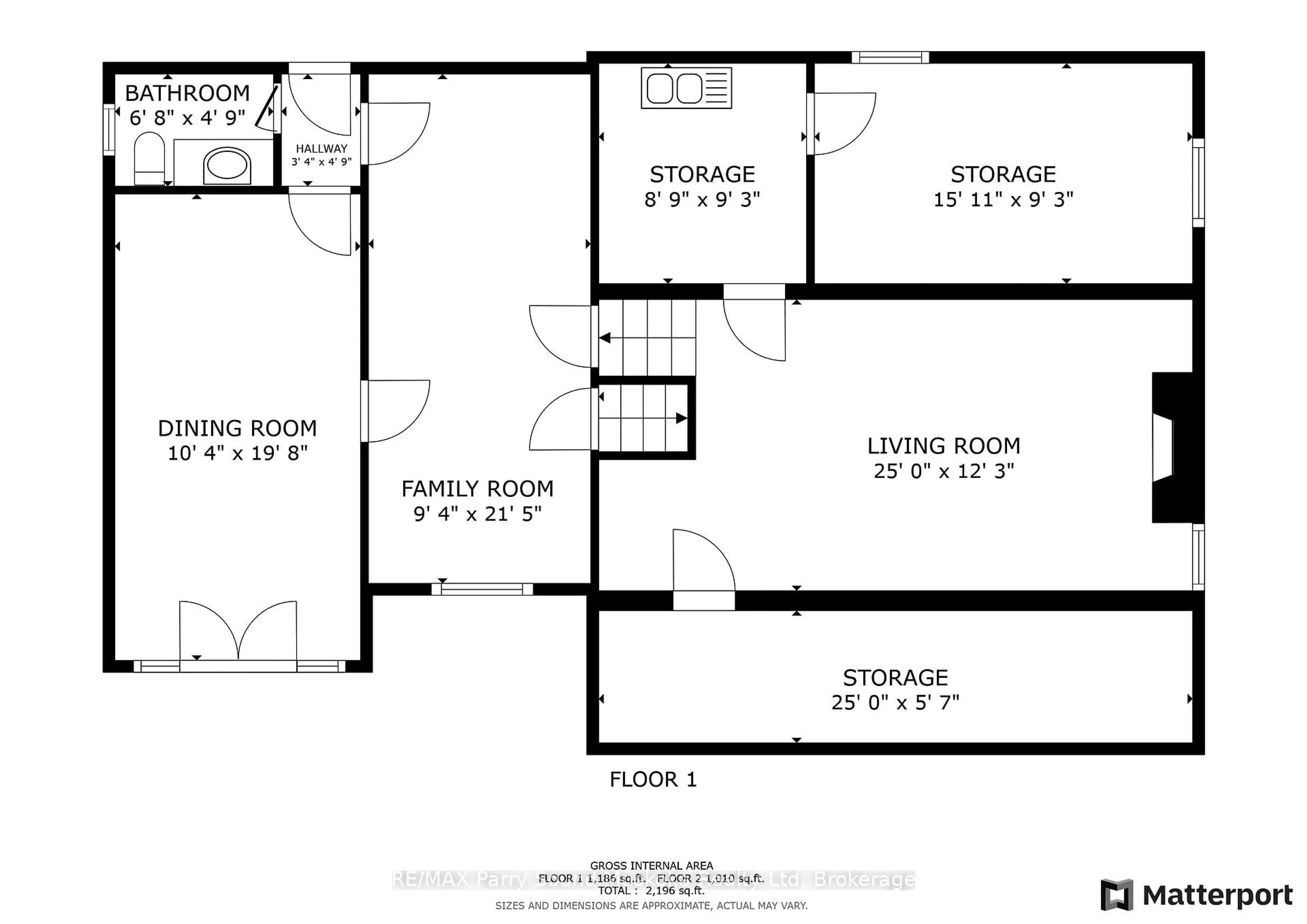 Floor plan for 2 William St, Parry Sound Ontario P2A 1V1